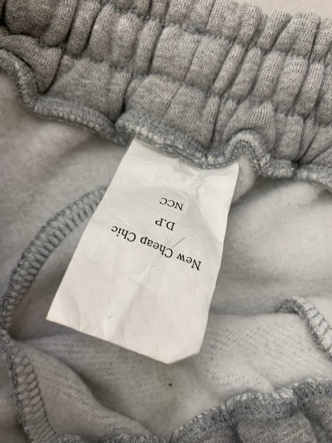 뉴치프시크 와이드 스윗팬츠 그레이 상품이미지7