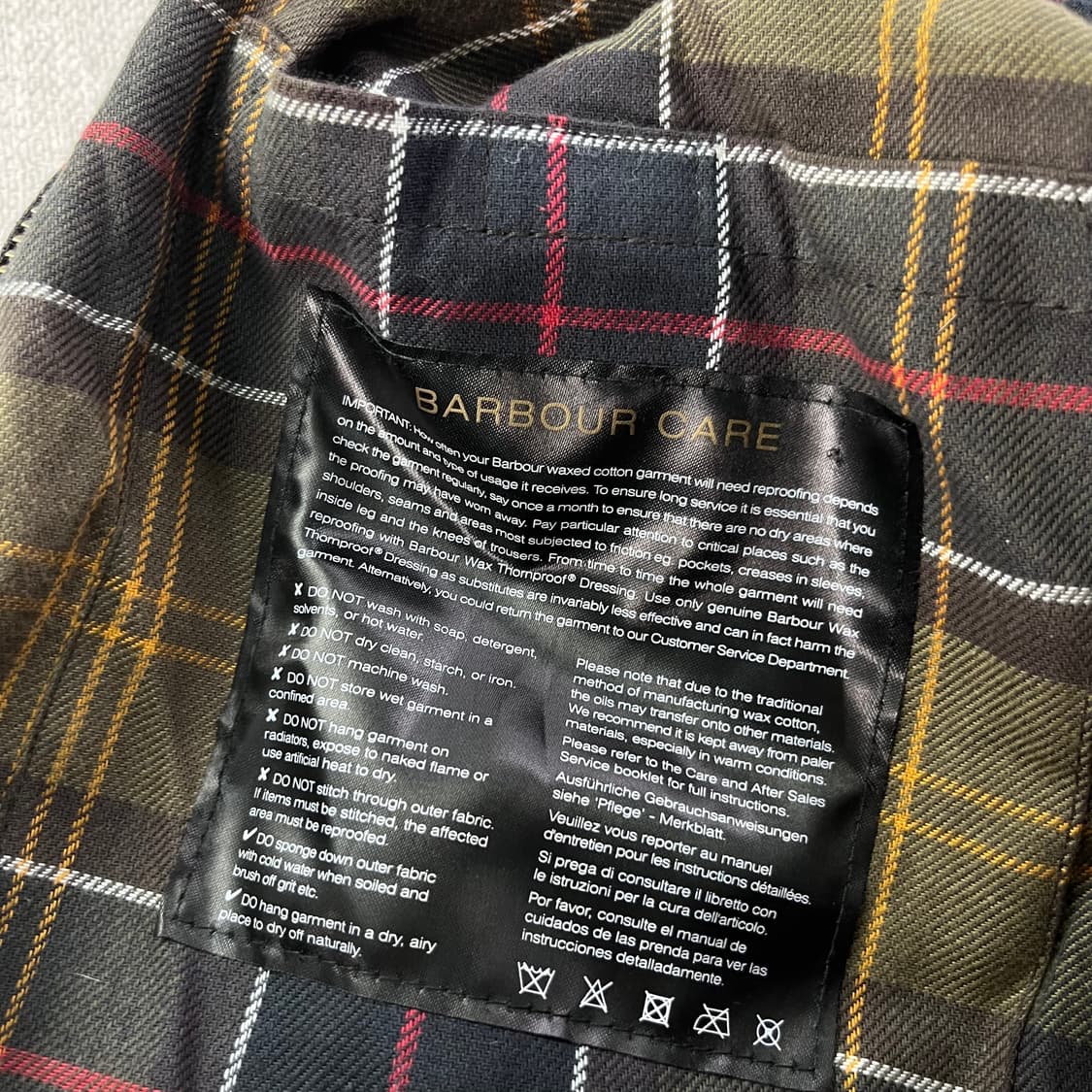 100 바버 인터네셔널 뷰포트 왁스 자켓 상품이미지6