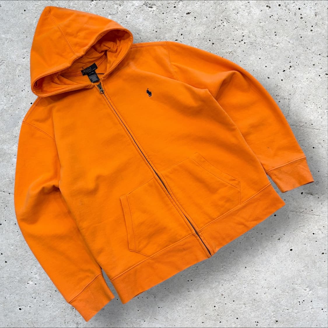 [L] 폴로 랄프로렌 오렌지색 스웻 후드집업 C117 상품이미지1