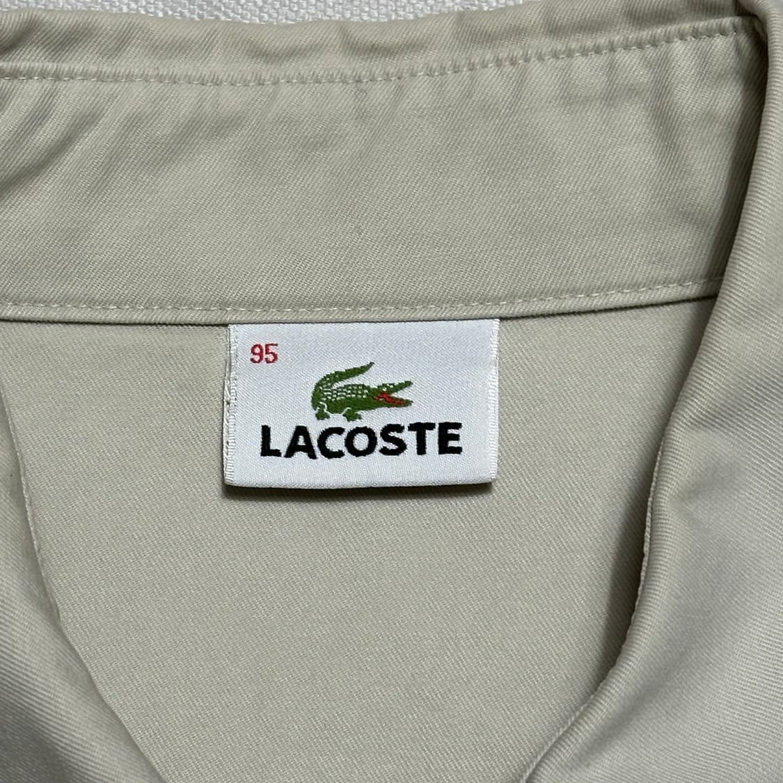Lacoste 오버핏 코튼 블루종 자켓 상품이미지3