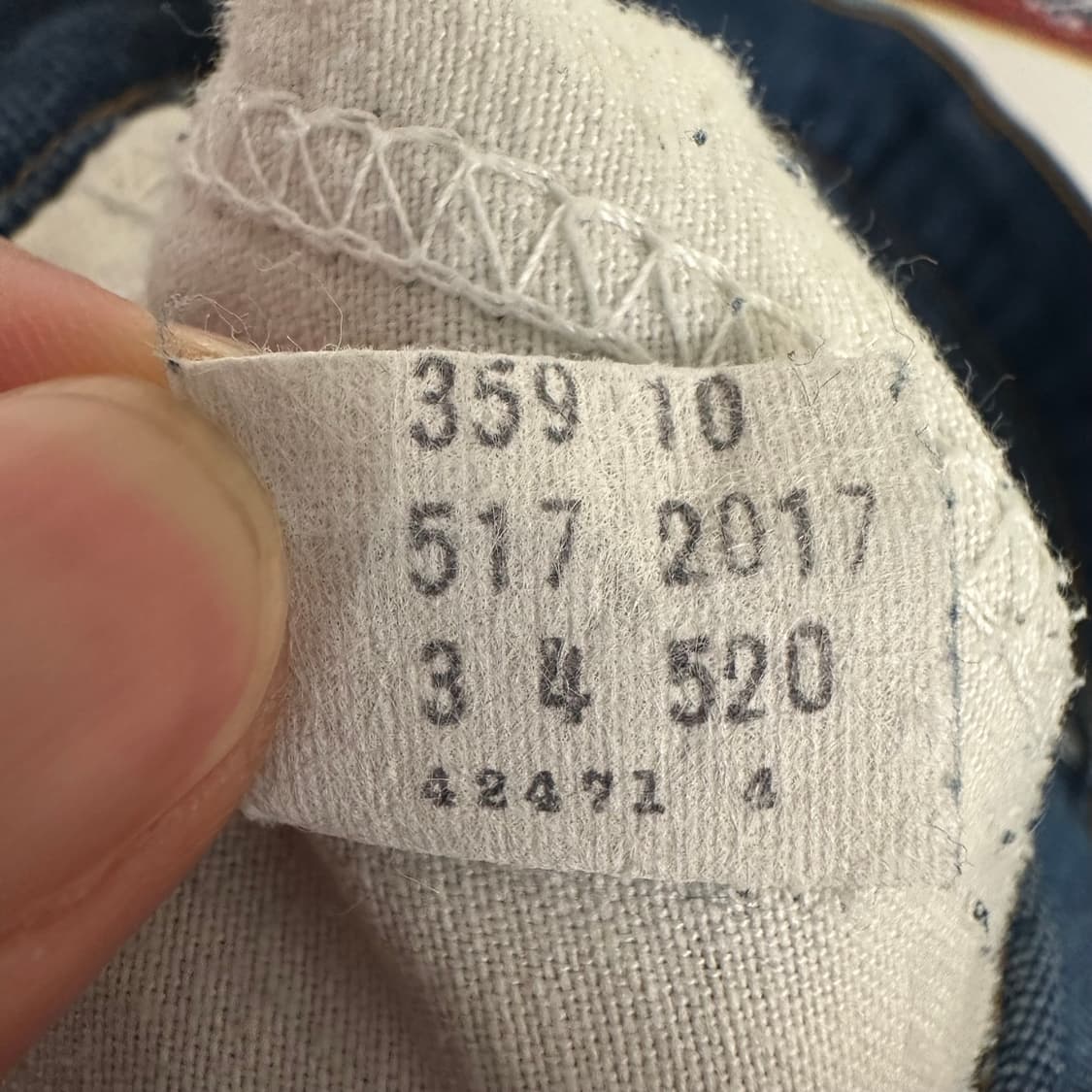 80‘s 리바이스 517 중청(Made in USA) 상품이미지10