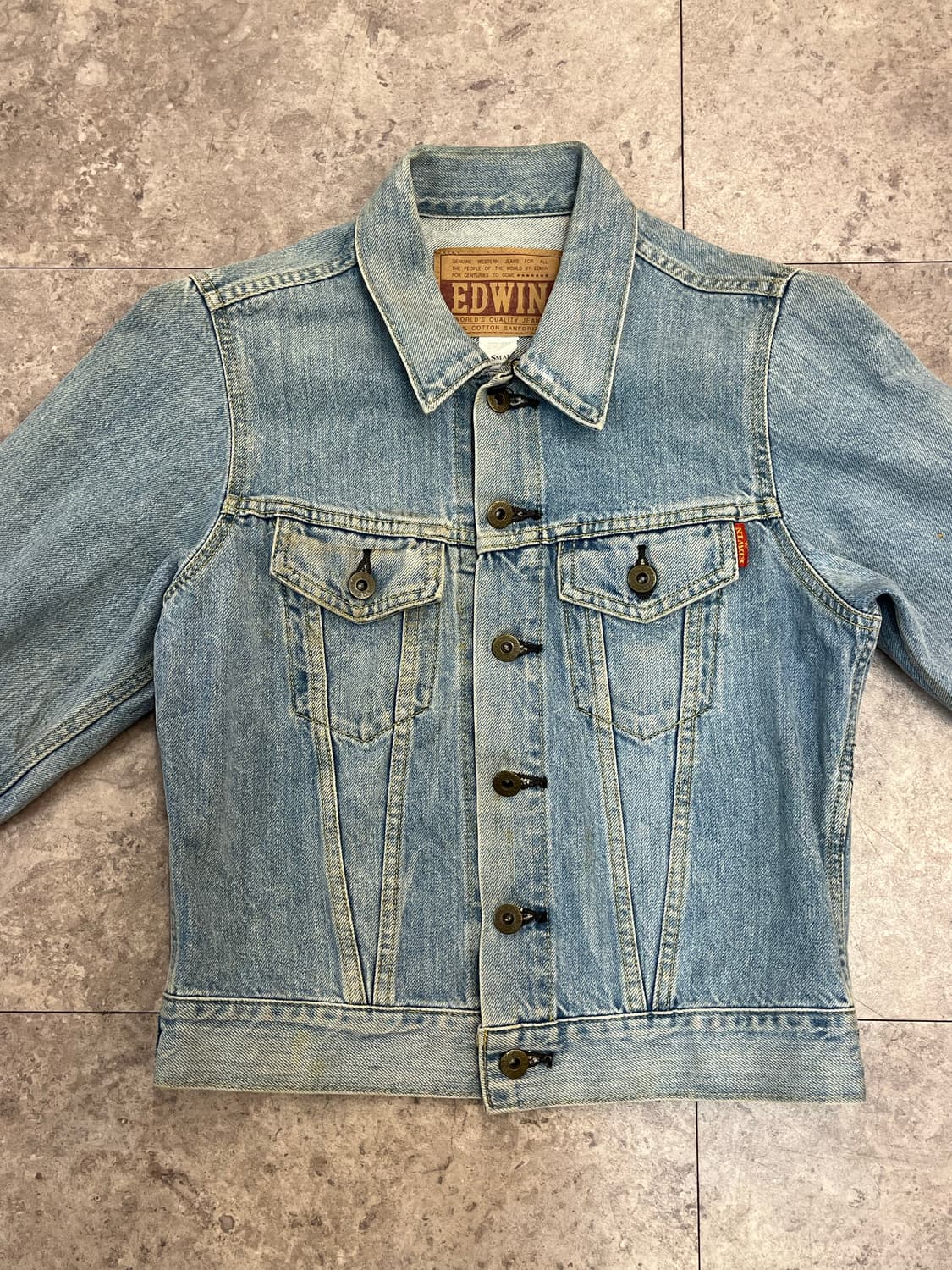 에드윈 데님 자켓 XS #csz2688 상품이미지4