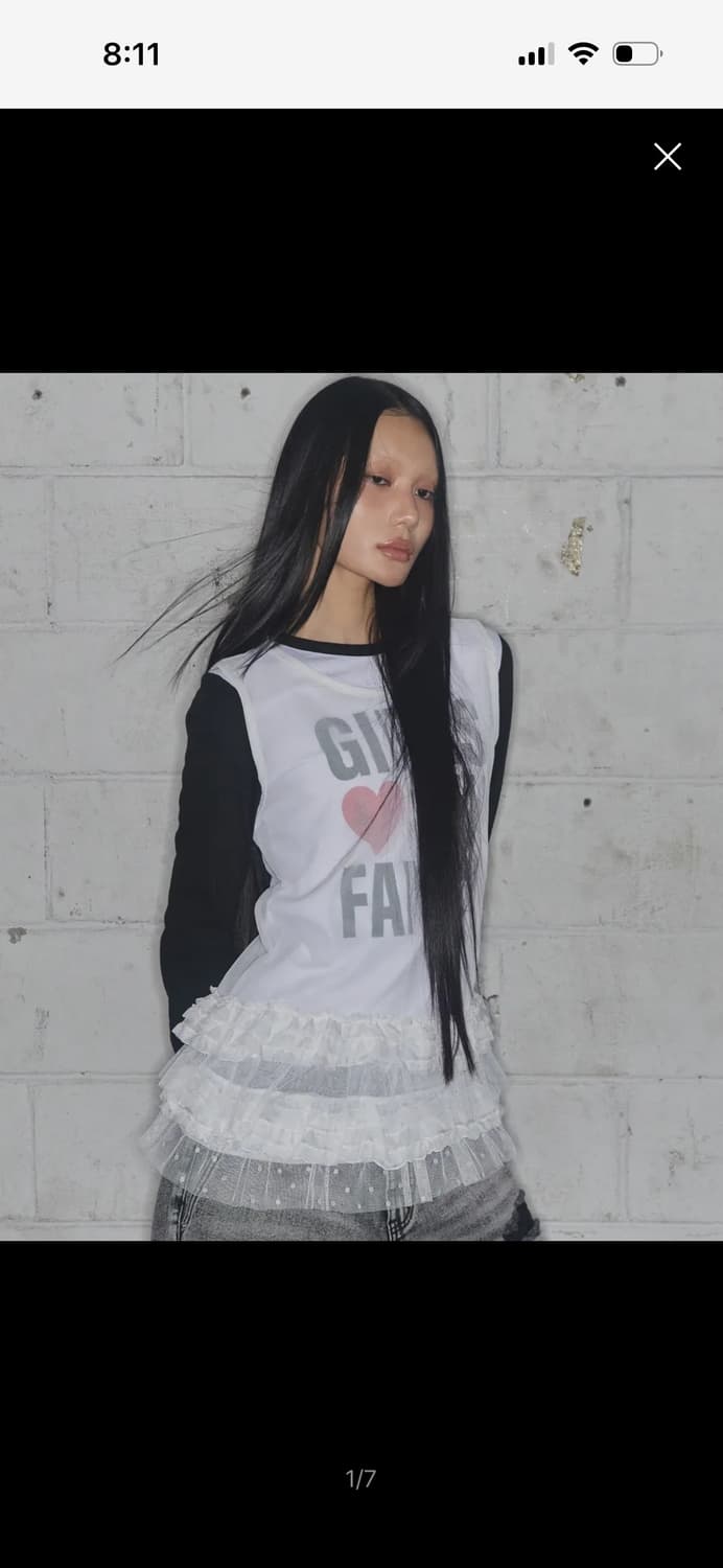 팬시클럽 도트 레이어드 원피스 (WHITE)_F24ZD880 상품이미지1