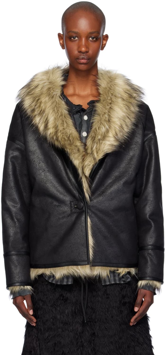 오픈와이와이 폭스 퍼 리버시블 자켓 상품이미지2