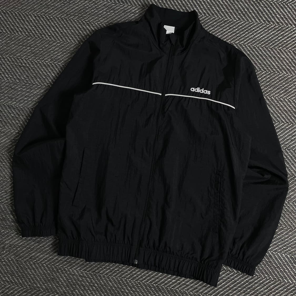 아디다스 아치로고 블랙 나일론 바람막이 자켓y 3001 상품이미지1