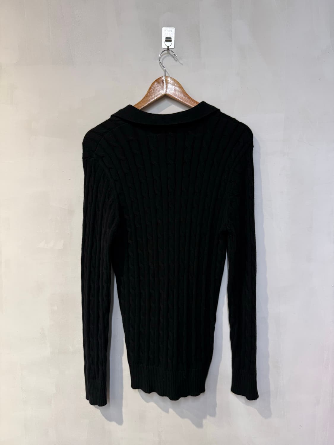 폴로 블랙 카라 니트 상품이미지4