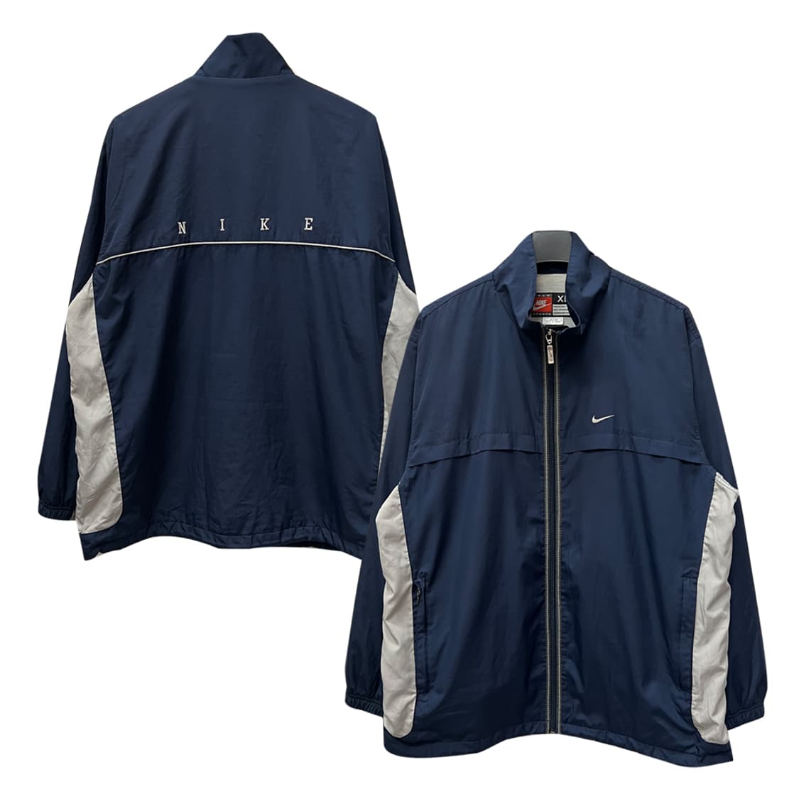 90s 나이키 올드스쿨 백로고 바람막이 자켓 XL 상품이미지1