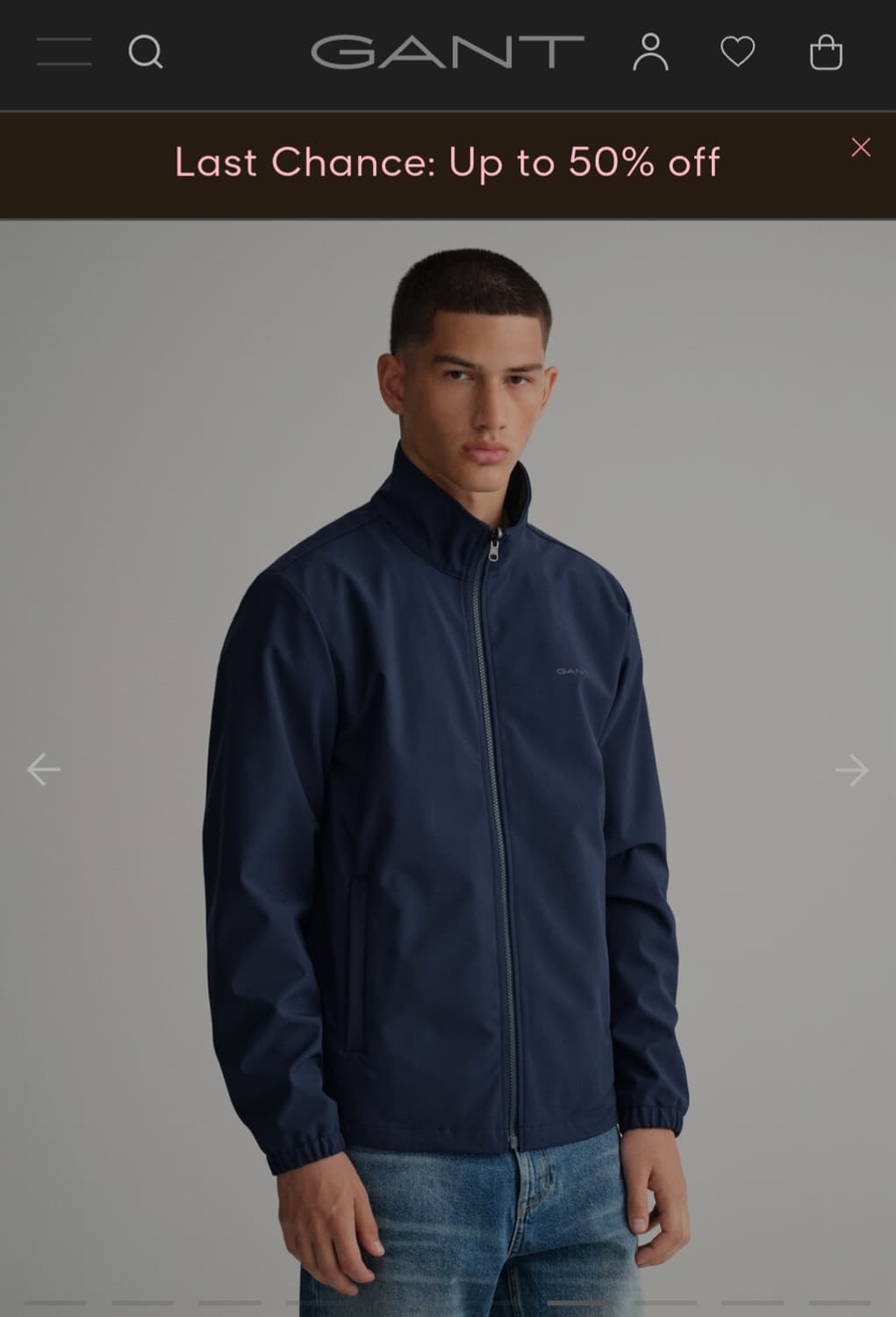 GANT 남성 더블 자켓 네이비 M  아메리칸 사이즈 라  낭낭하게 상품이미지2