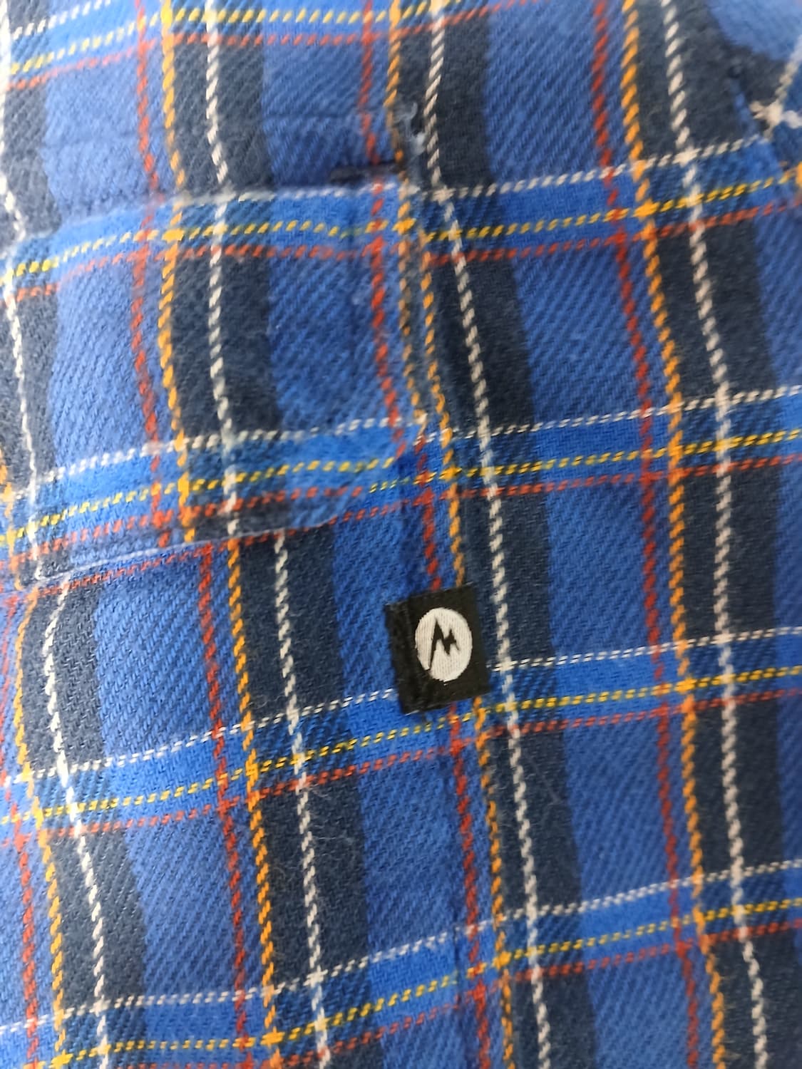 마모트 블루 체크 셔츠 상품이미지2