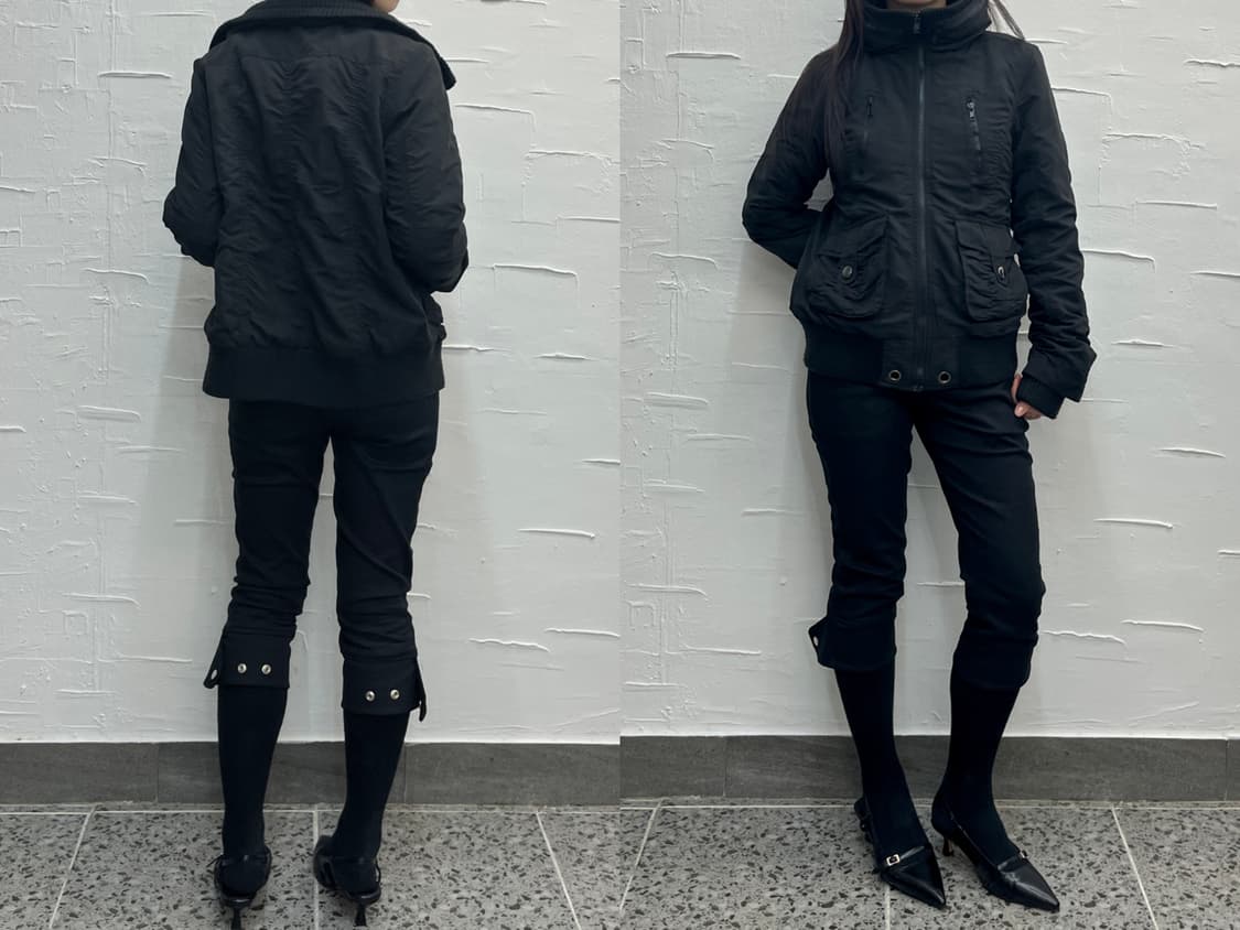 shirred black jumper 상품이미지3