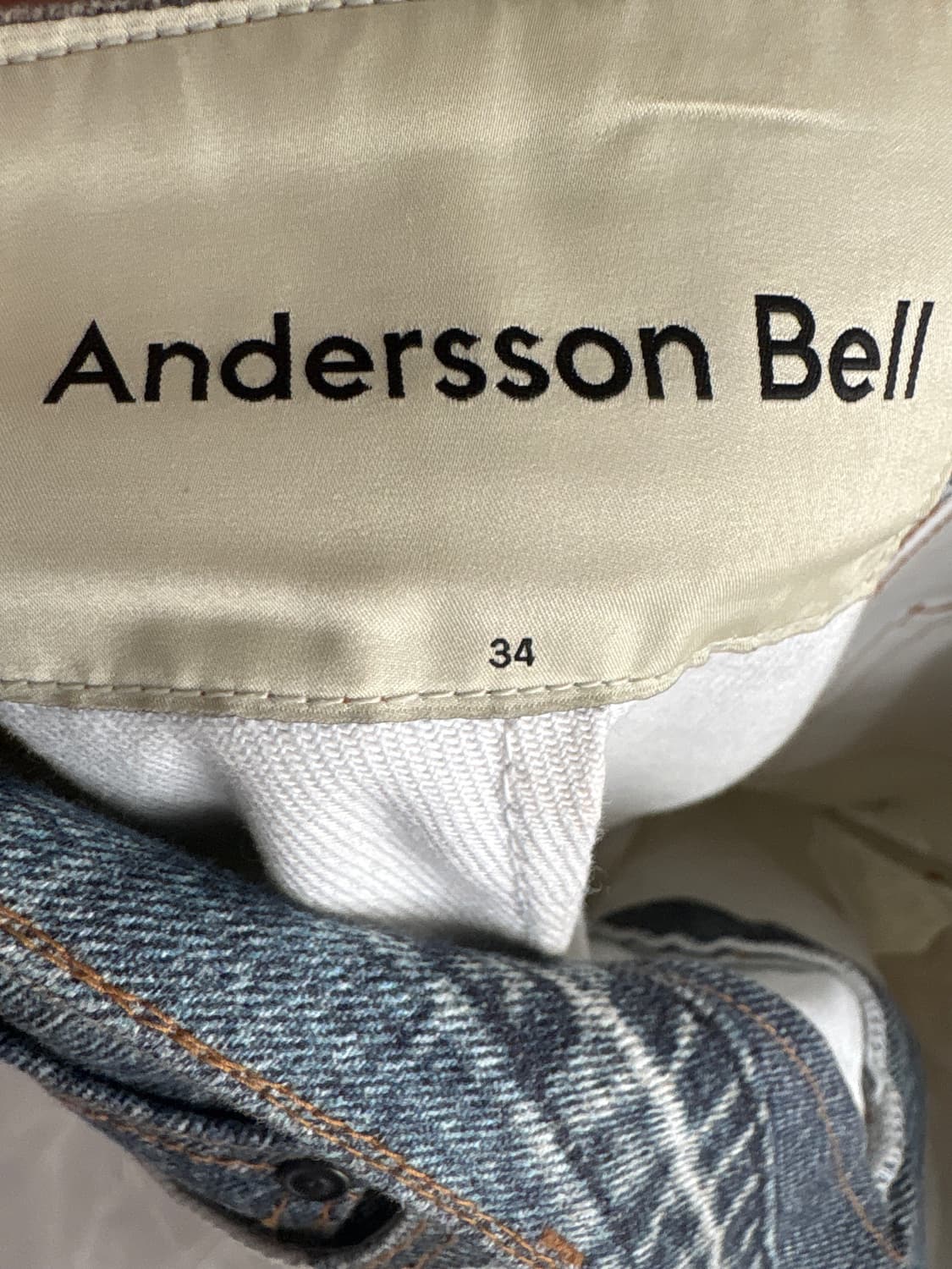 앤더슨벨 데미지 프린팅 데님 상품이미지3