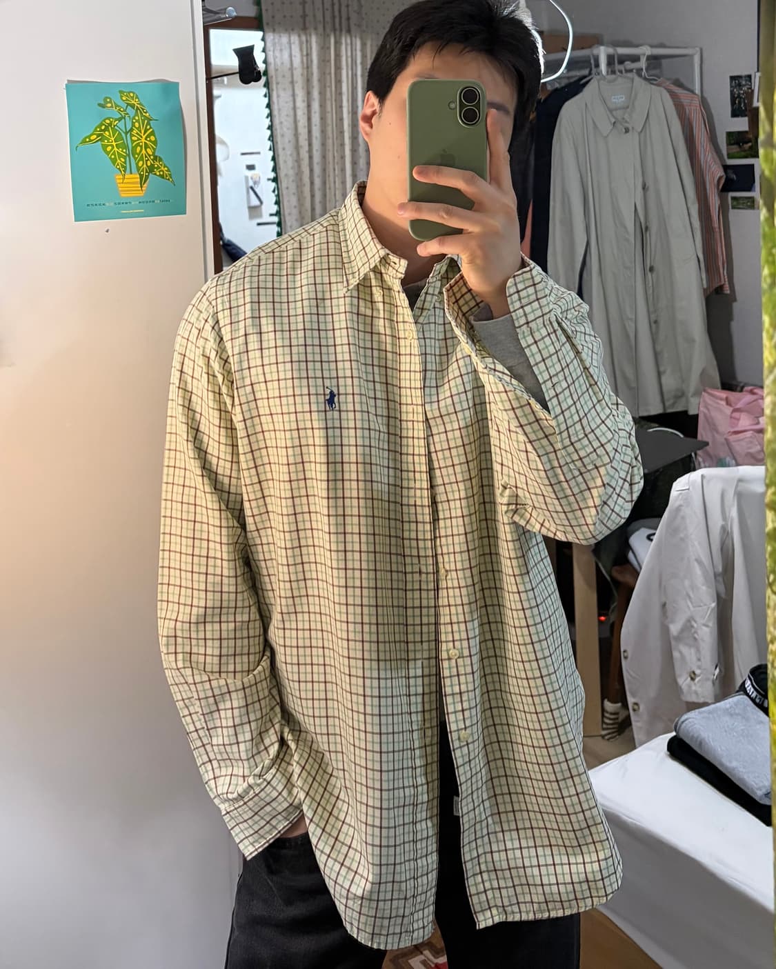 XL) 폴로 랄프로렌 클래식핏 체크 셔츠 상품이미지3