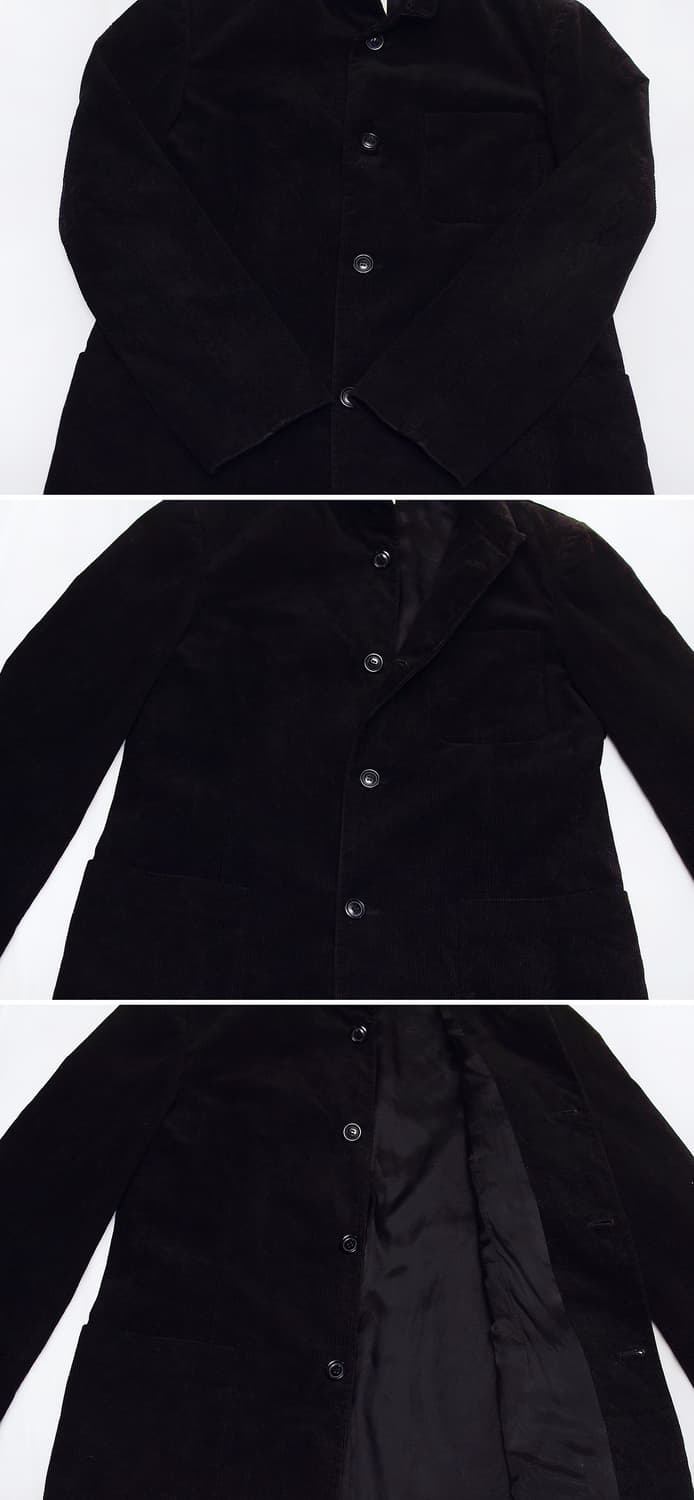 아르마니 (ARMANI) 블랙 코듀로이 코튼  자켓 (50 / 100+) 상품이미지7