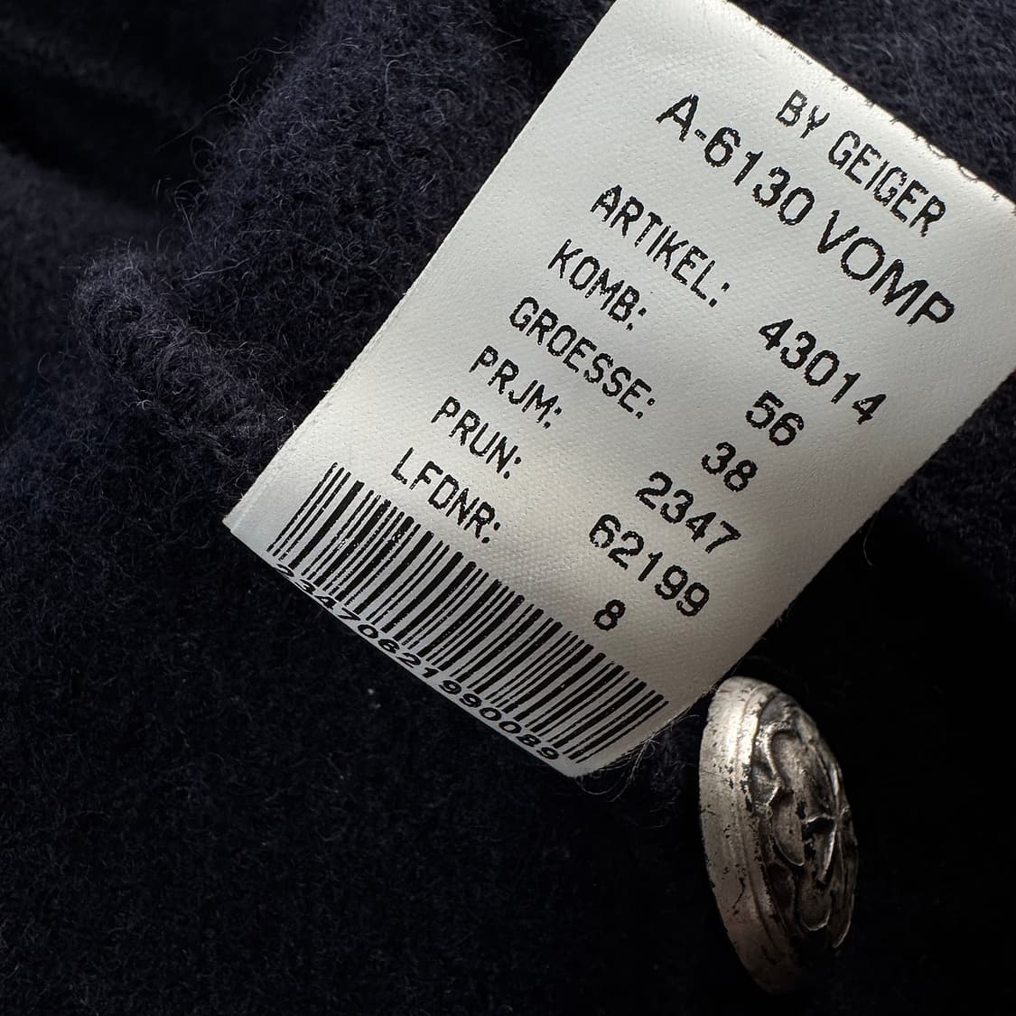 가이거 GEIGER 보일드 울 자켓 상품이미지6