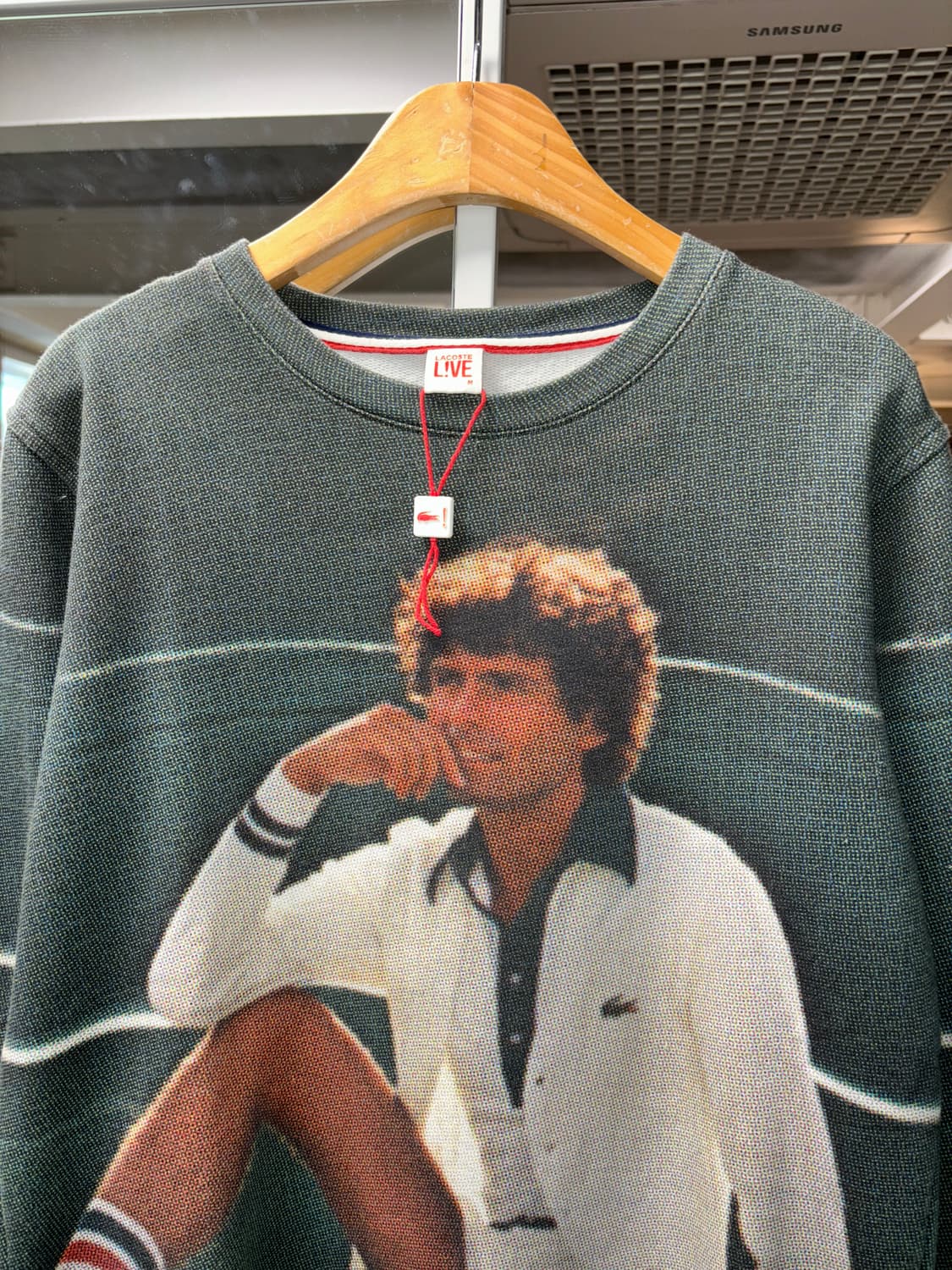라코스테 빈티지 그래픽 스웻셔츠 상품이미지3