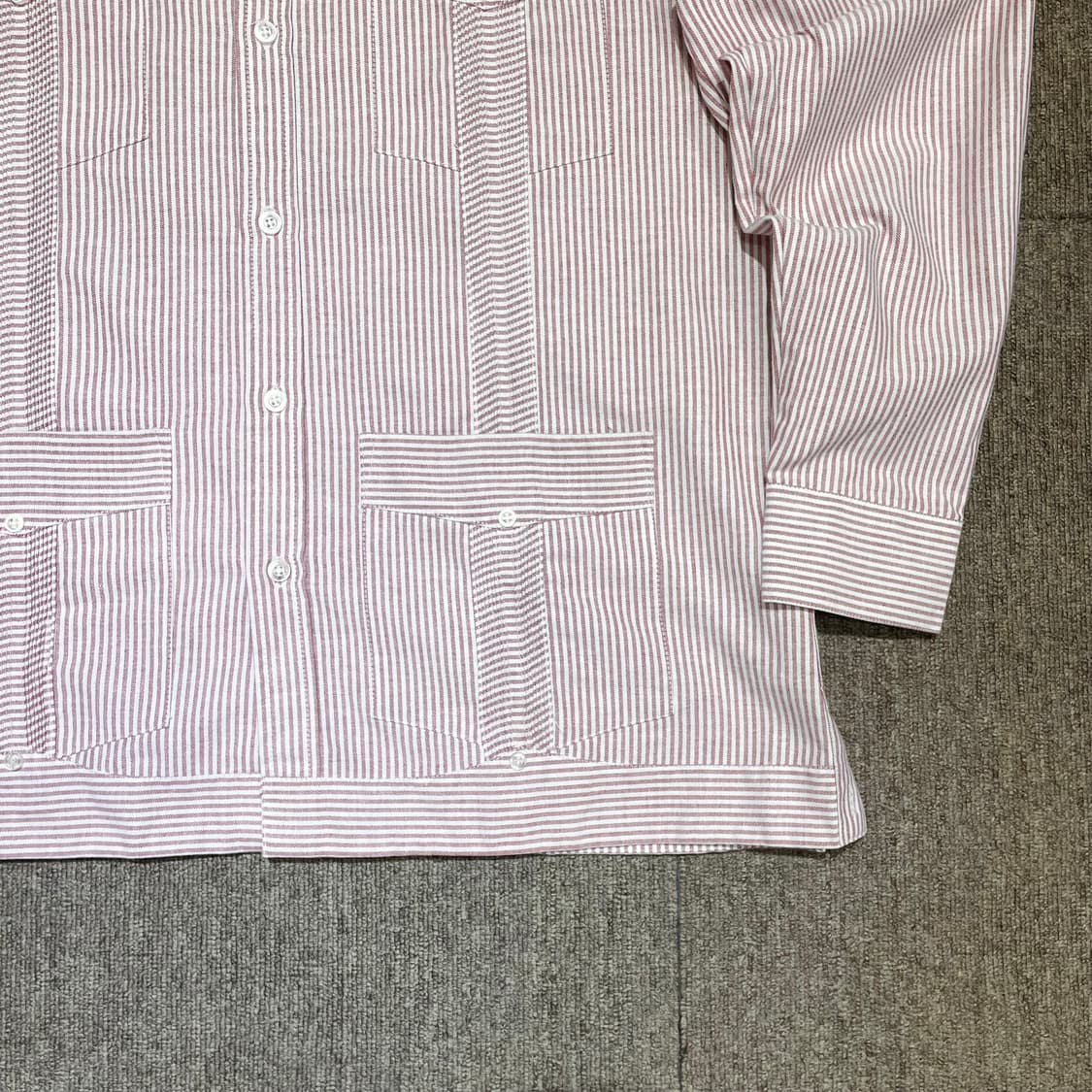 (M) Renato 빈티지 스트라이프 쿠바 셔츠 상품이미지7
