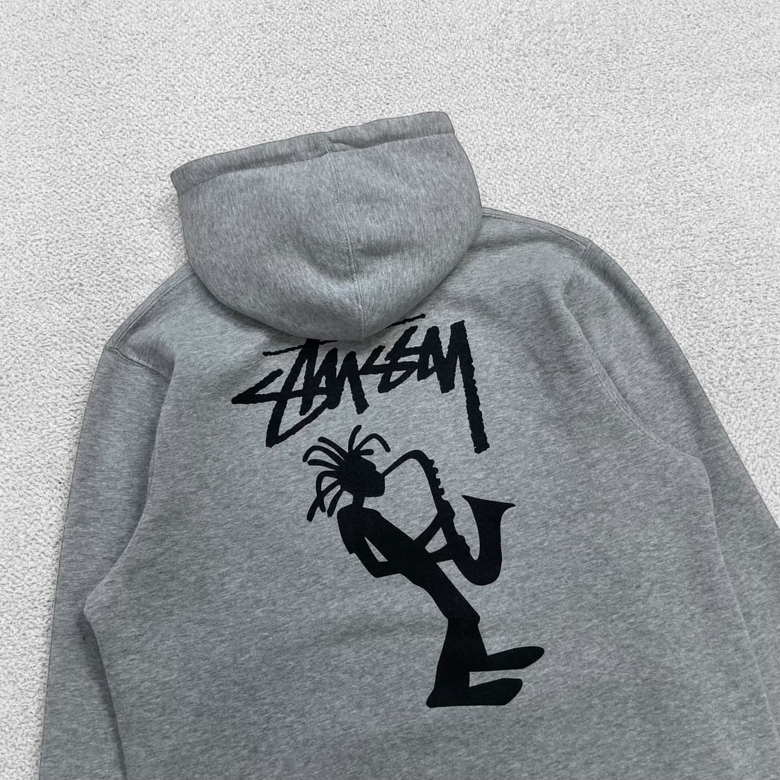 스투시 Stussy 재즈 쉐도우맨 후드티 그레이 상품이미지3