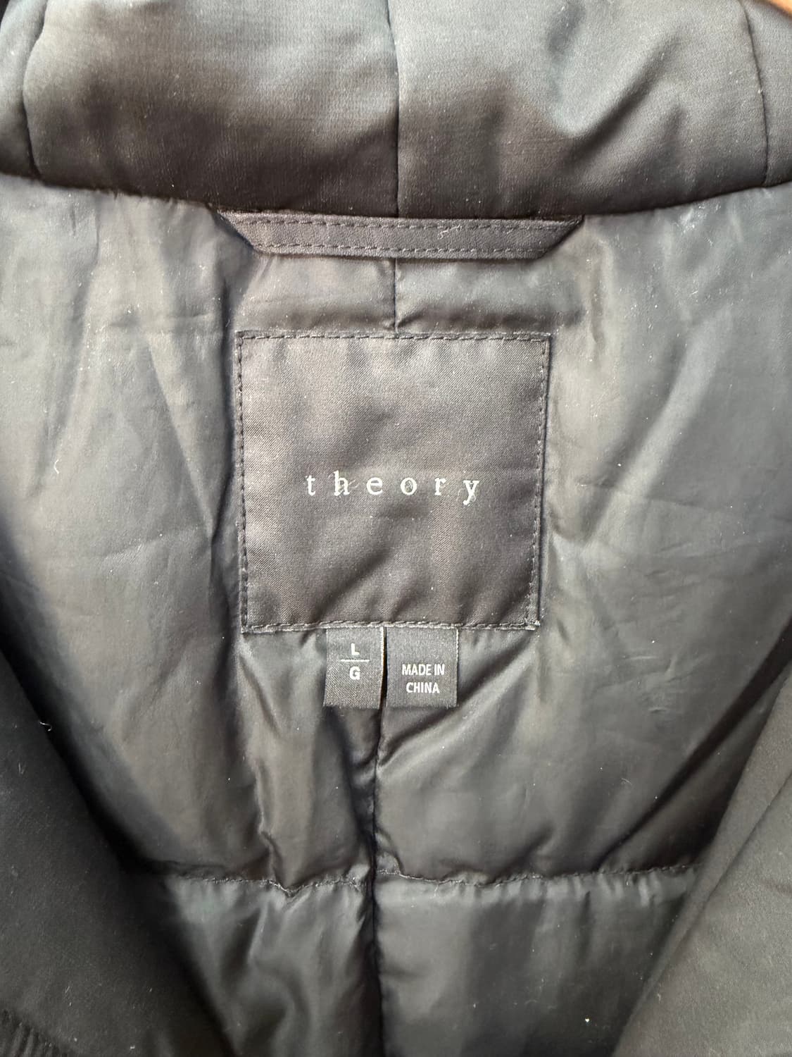 정품) 띠어리 여성 패딩 L 상품이미지7