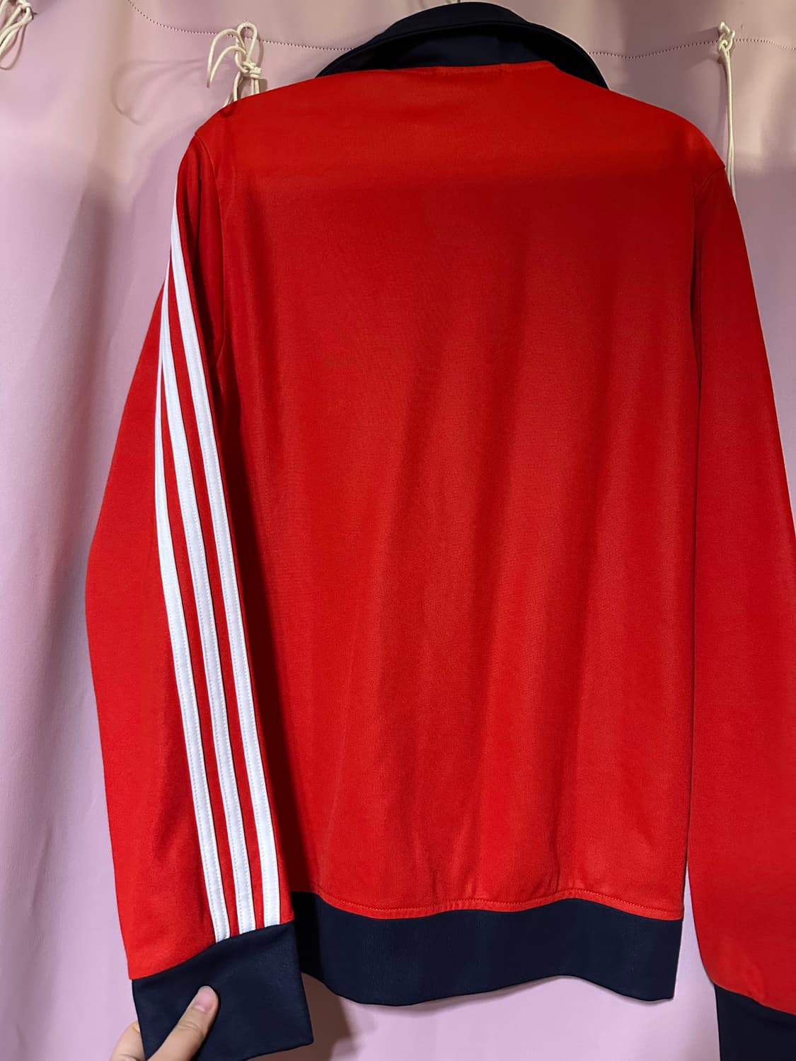 아디다스져지 아디다스 스페인 레드 트랙탑 불꽃져지 아디다스유로파 레드 상품이미지3