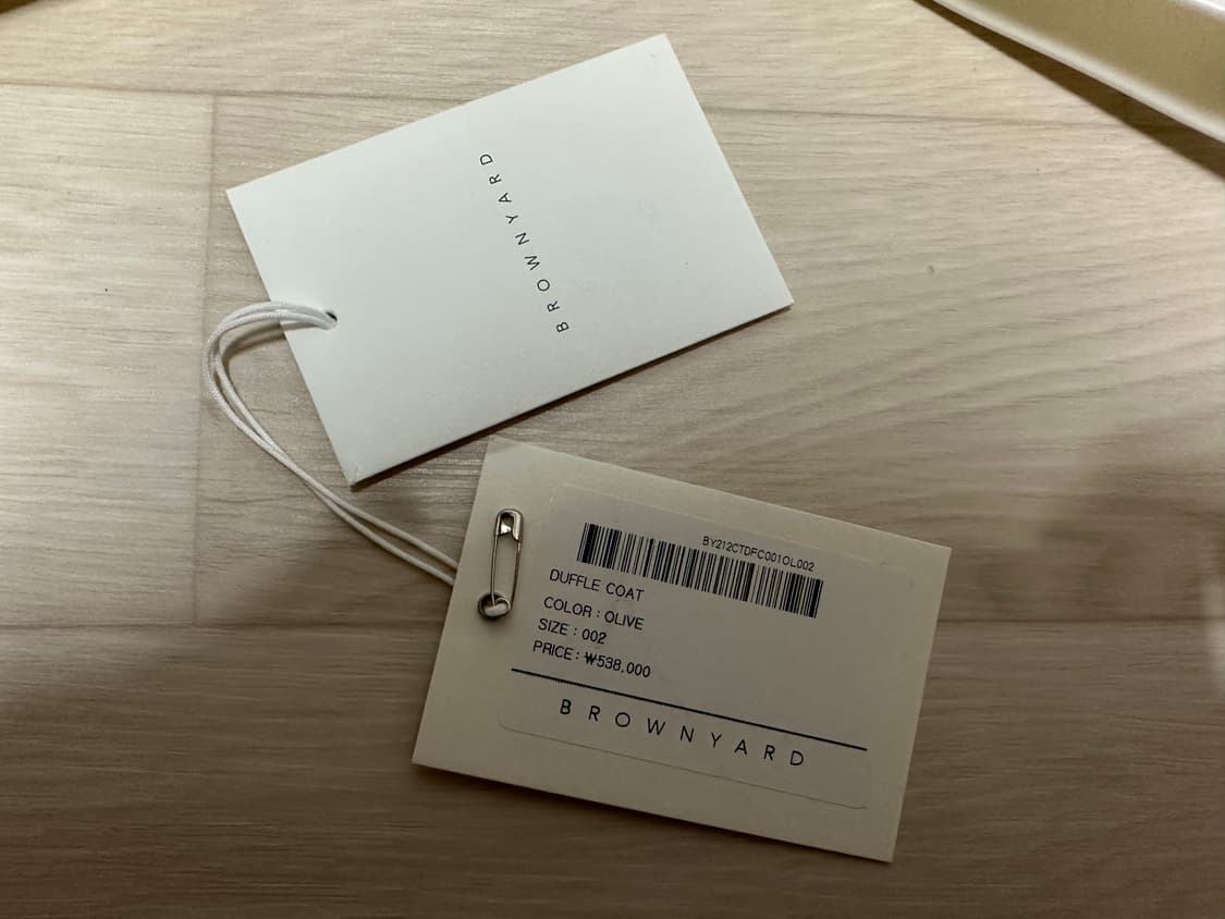 브라운야드 더플코트 올리브 2사이즈 상품이미지4