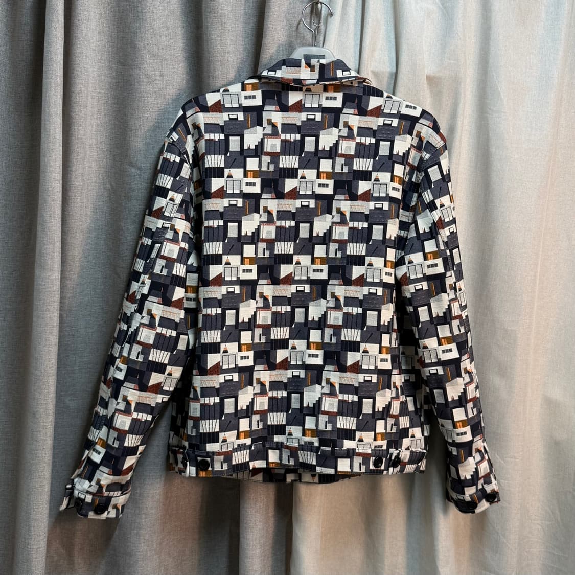 [XL/105] 자라 X Erin Wilson 멀티컬러 워크자켓 블루종 상품이미지5