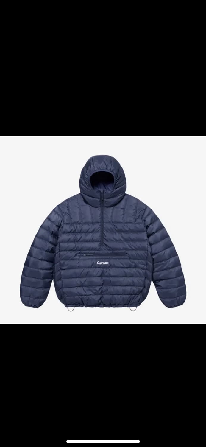 슈프림 마이크로다운 네이비 m 상품이미지1