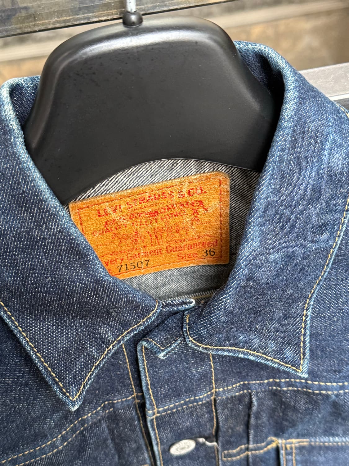 90s Levi’s 빅E 71507-XX Type 2 데님 자켓 리바이스 상품이미지3