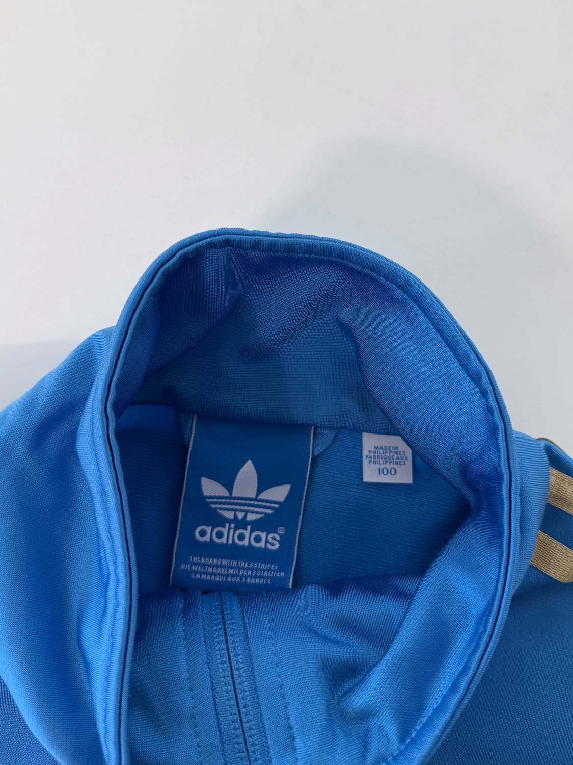 아디다스 오버핏 블루 골드 구 파이어버드 트랙 져지 상품이미지3