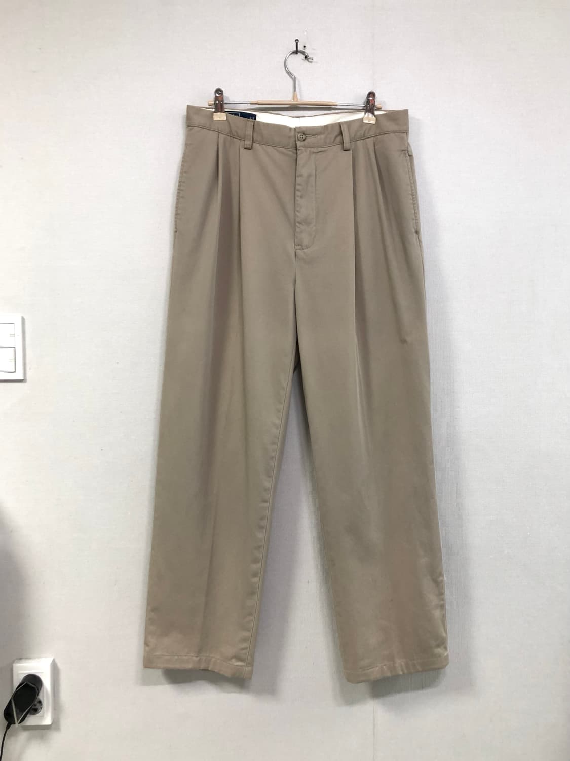 폴로 빈티지 투턱 하몬드 치노팬츠 면바지 32 _ 베이지 상품이미지1