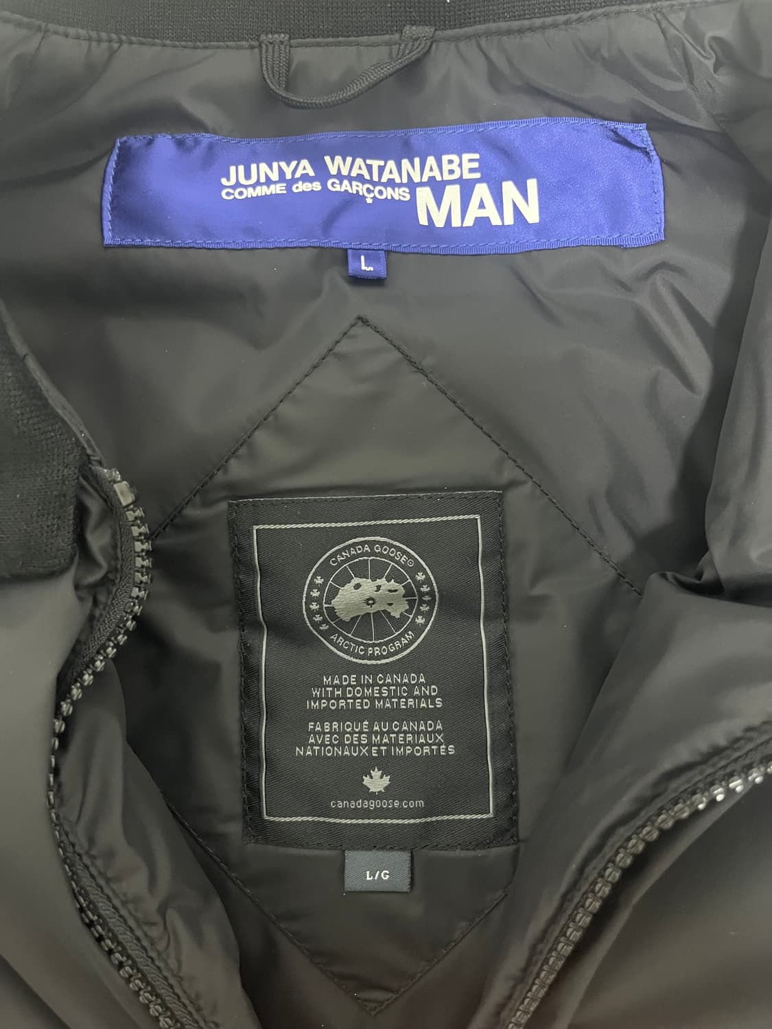 준야 와타나베 꼼데가르송 캐나다구스 패딩 상품이미지2