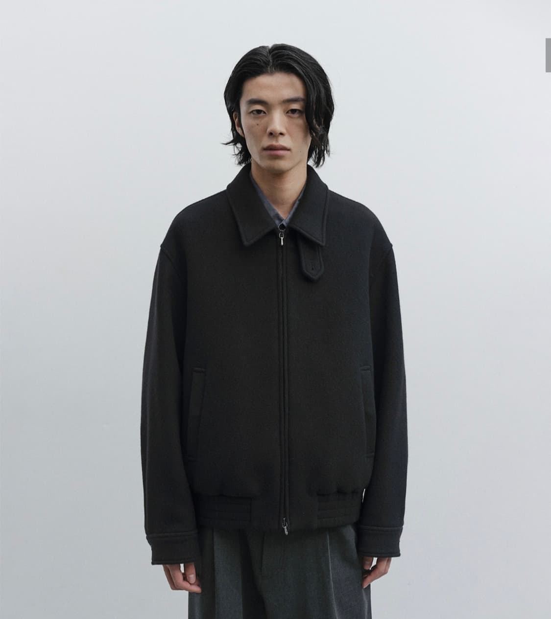 어나더오피스 Volume Blouson (Black) 상품이미지1