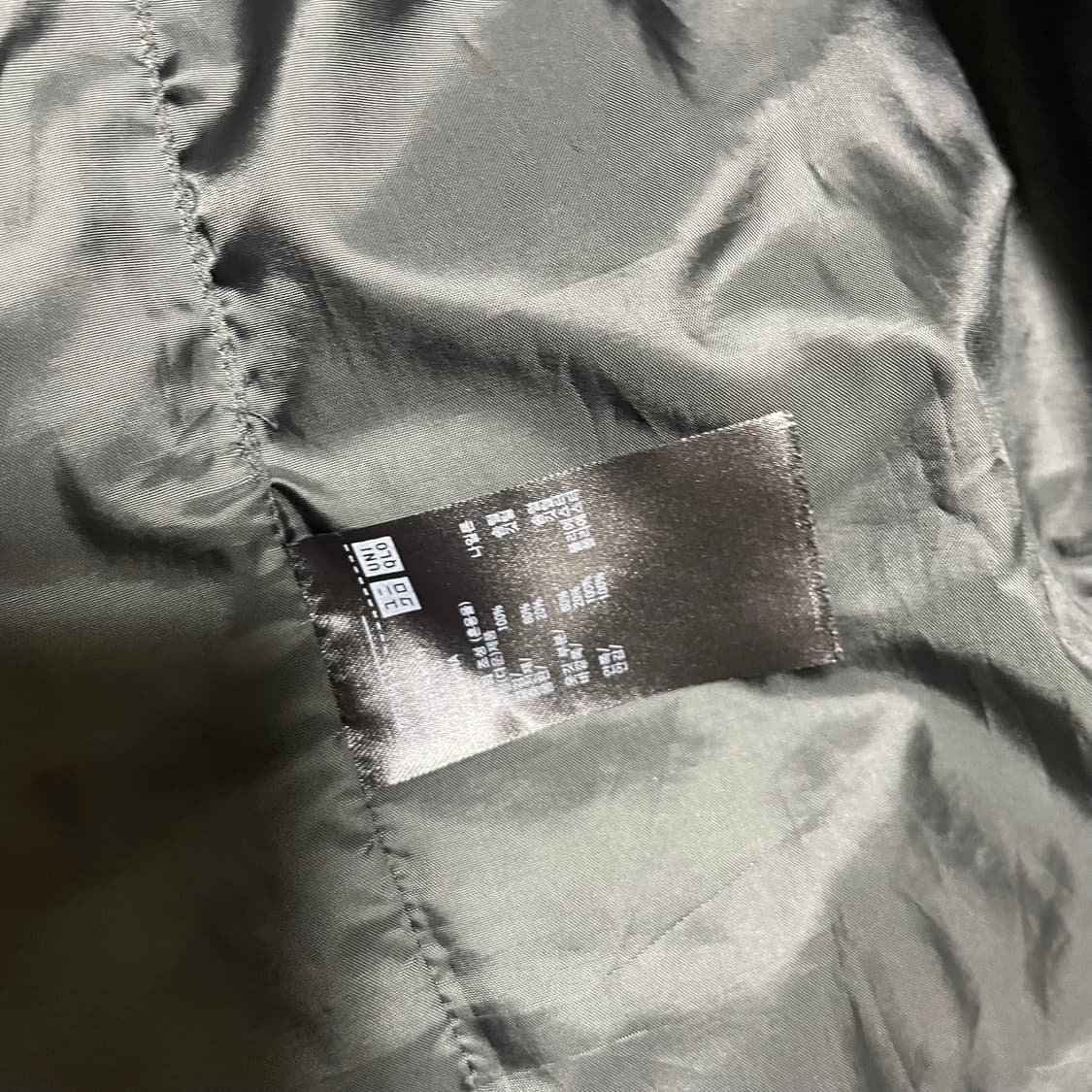 유니클로 네이비 패딩조끼 상품이미지3