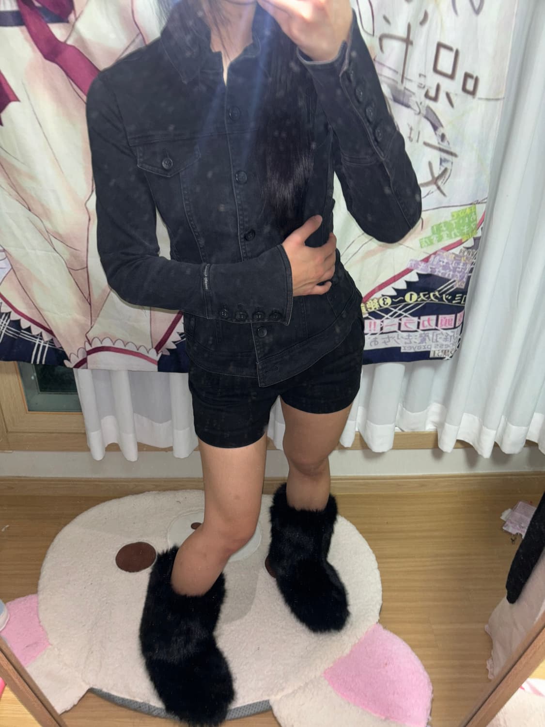 블랙 슬림핏 자켓 상품이미지4