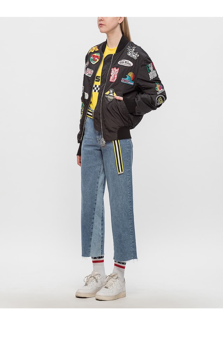 GCDS Embellished bomber jacket 봄버 자켓 M 상품이미지10