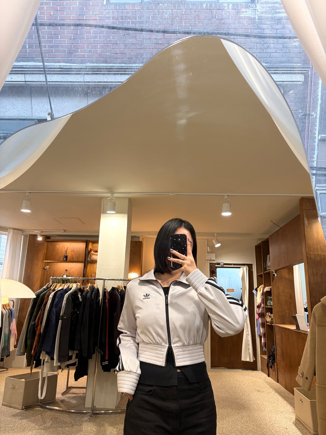 아디다스 하이샤인 실버 크롭 트랙 자켓 상품이미지2