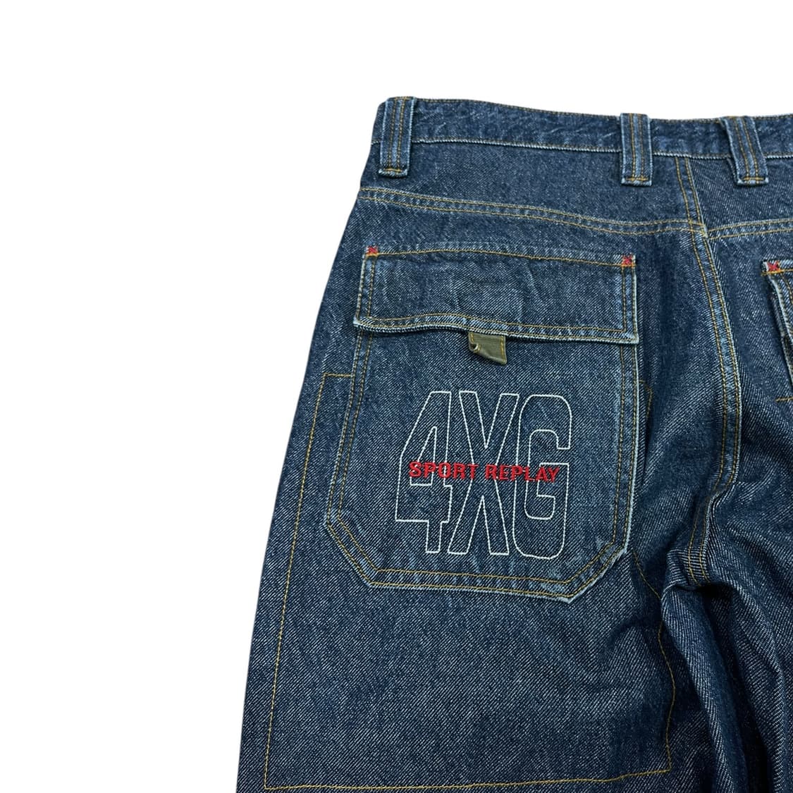 90s 스포츠리플레이 X-게임 데님팬츠 상품이미지5