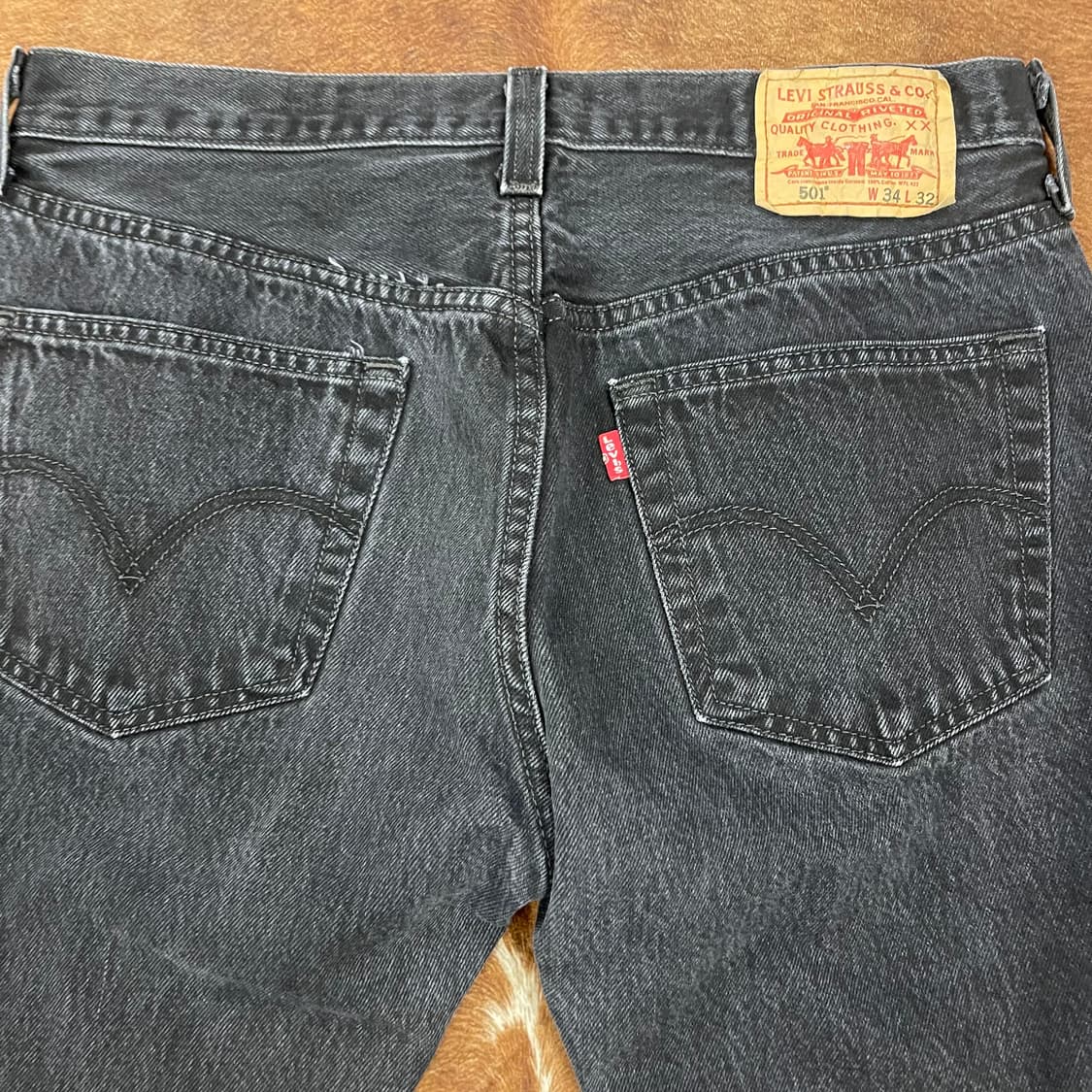 90’s 리바이스  501 블랙  w34l32 상품이미지9