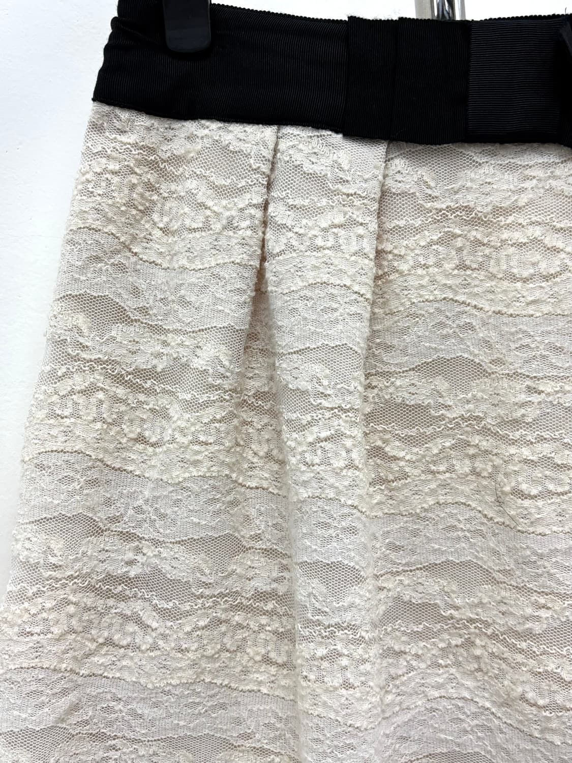 빈티지 아이보리 울 스커트 상품이미지5