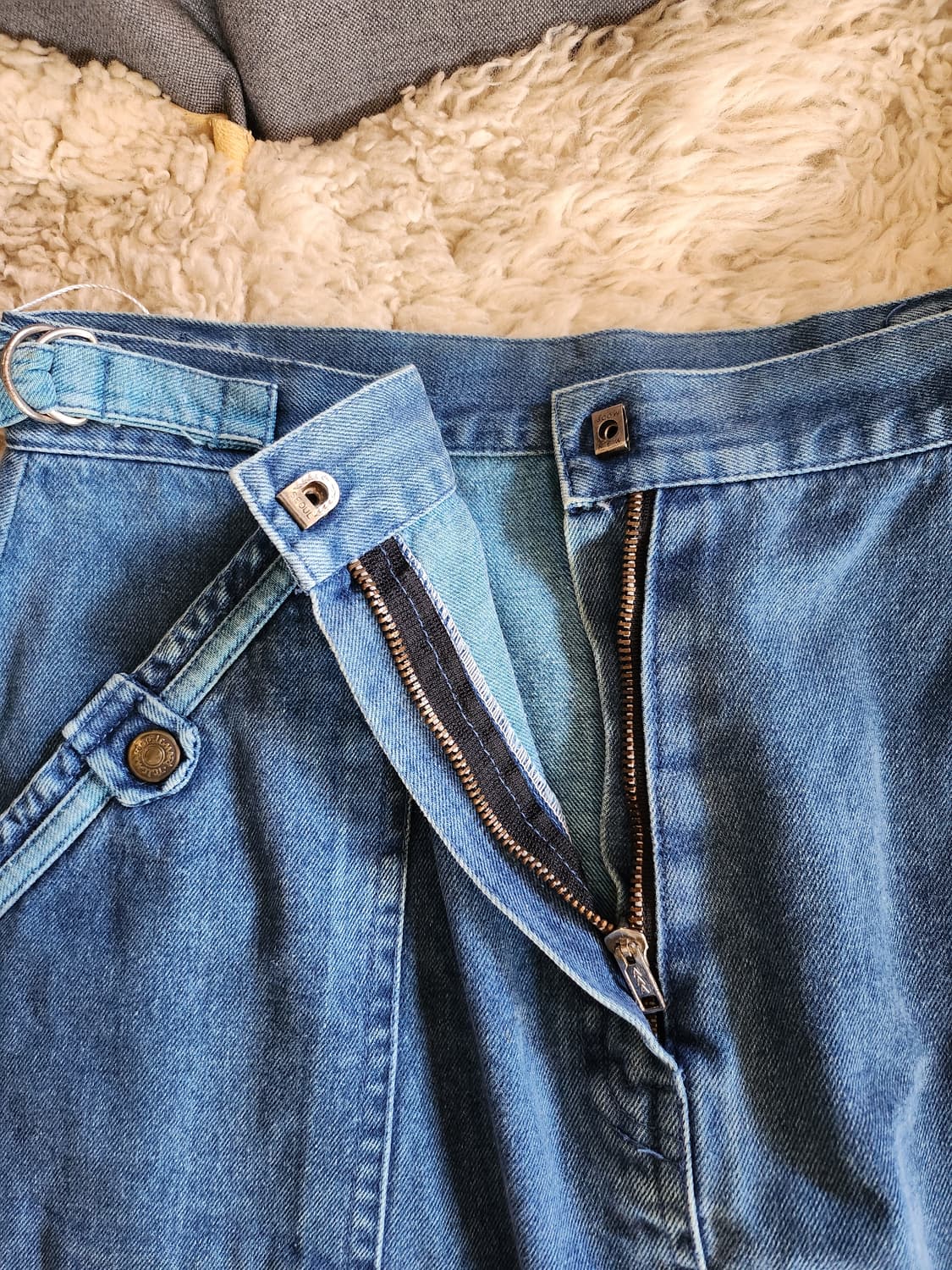 TeleMart 데님 A라인 스커트 상품이미지4