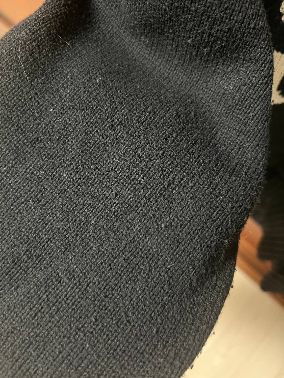 BIG LOGO KNIT PULLOVER IN BLACK 상품이미지7