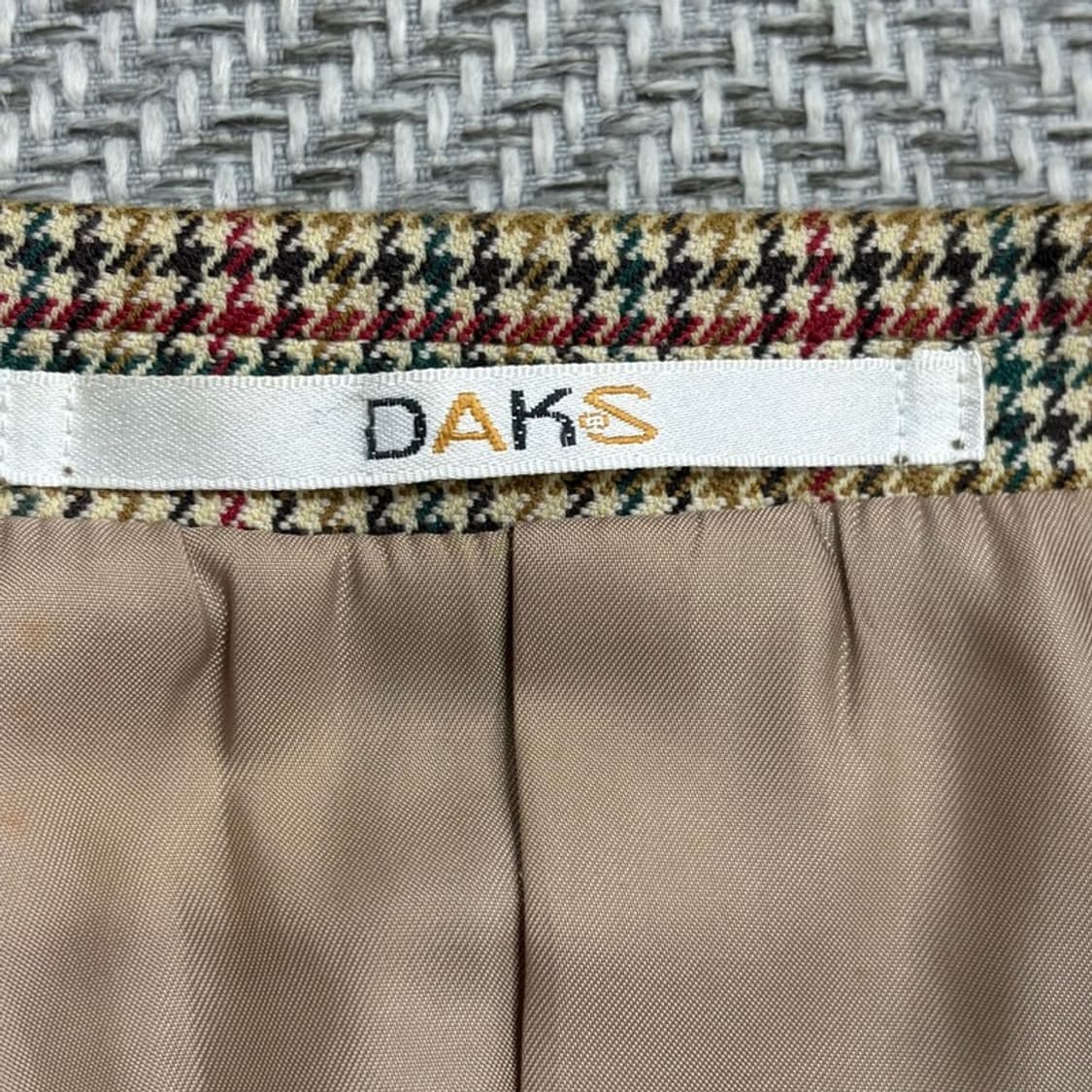 닥스 모직 체크 블레이저 v1669 상품이미지6