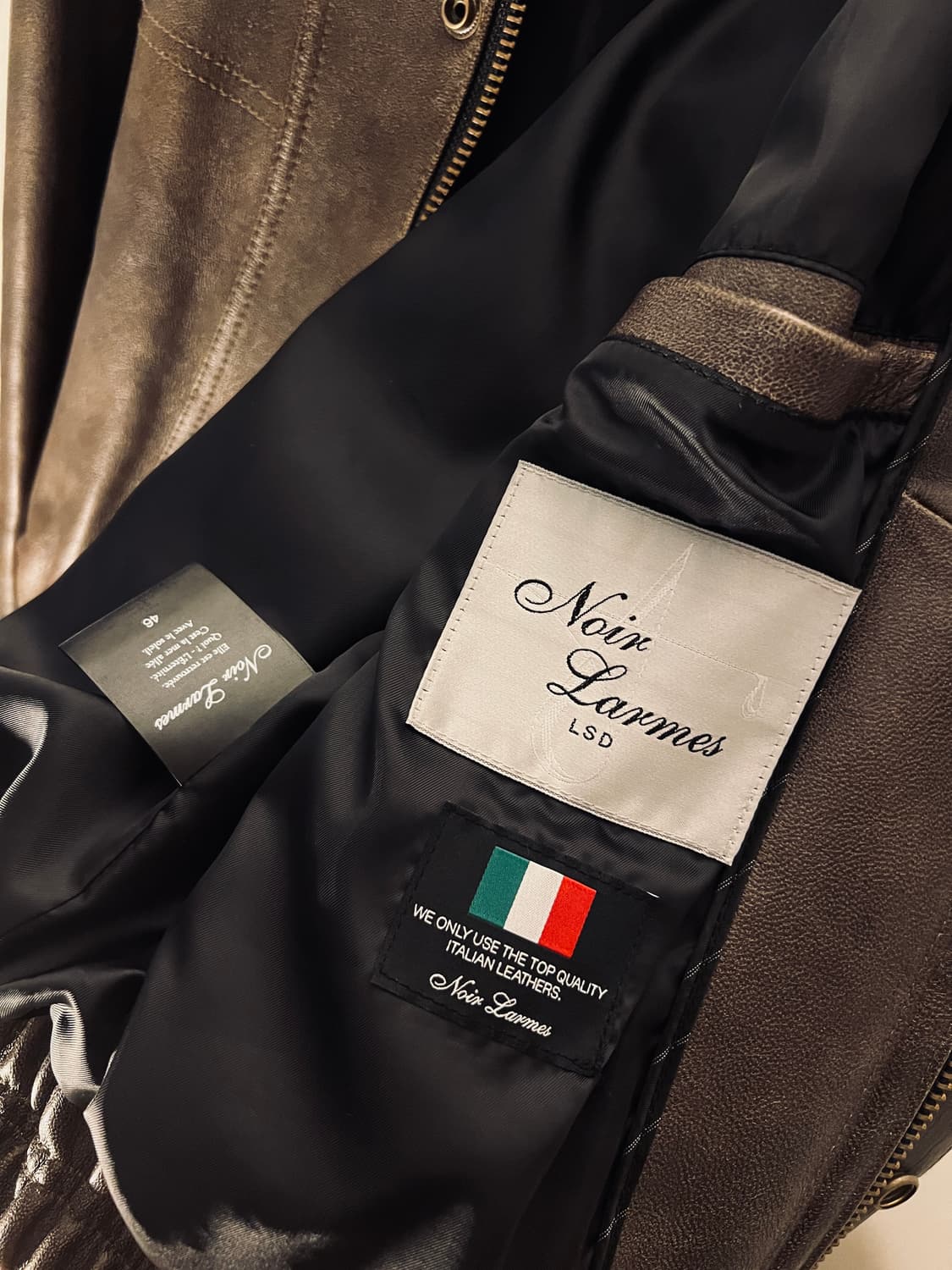 느와르라르메스 스탠다드 세미오버 빈티지 브라운 46 상품이미지7