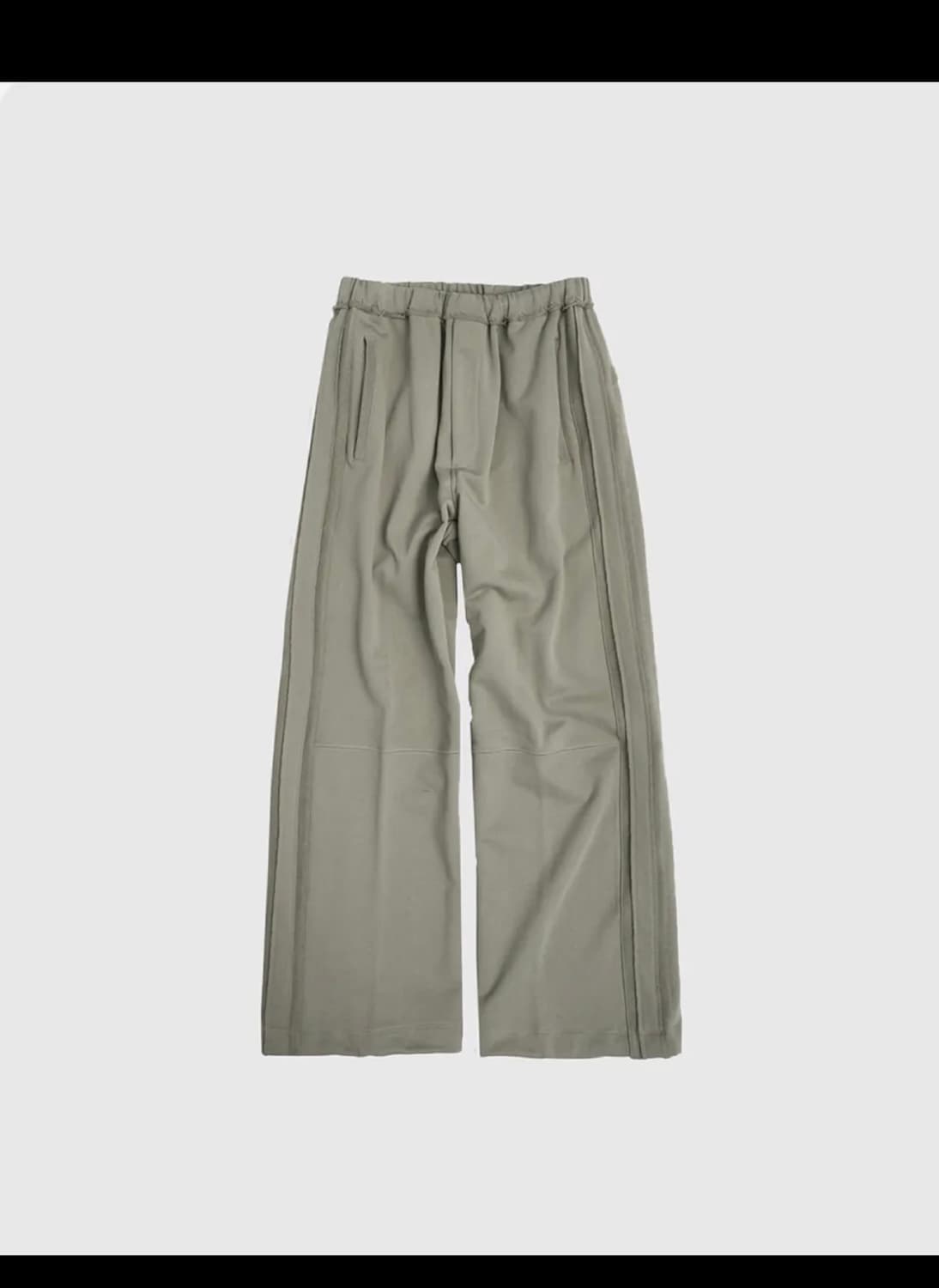 999휴머니티 로우 트랙 팬츠(페이디드 올리브) 상품이미지1