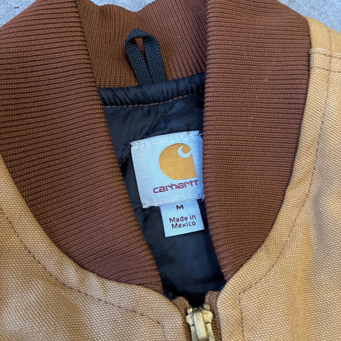 칼하트 정품 덕 캔버스 브라운 조끼 상품이미지5