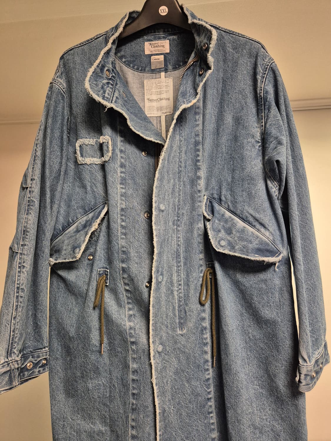 네이머클로딩 데님 피쉬테일 파카 상품이미지3