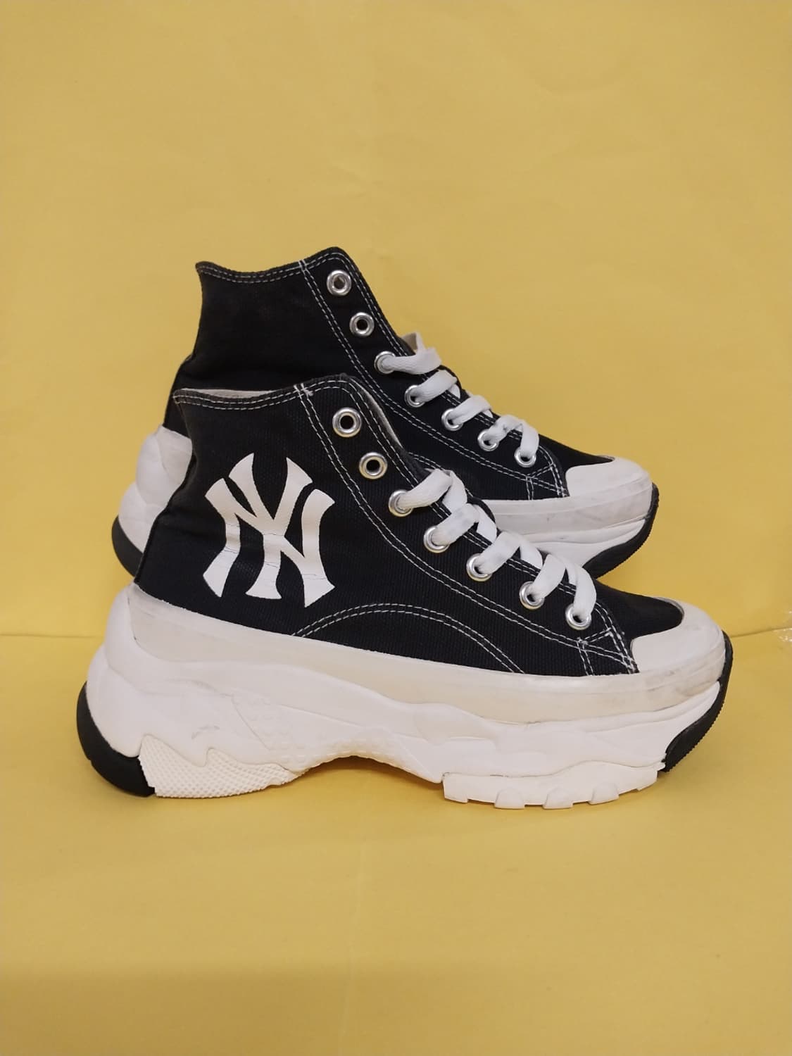 여성 MLB 청키 하이 스니커즈, 운동화 (240) 상품이미지3