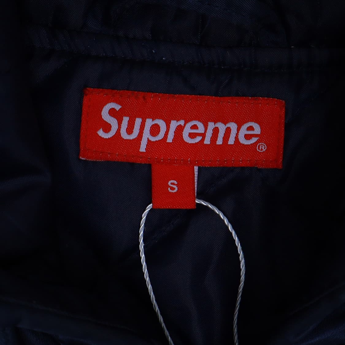 Supreme 슈프림 14Fw 풀오버 트윌 사틴 아노락 네이비 상품이미지5