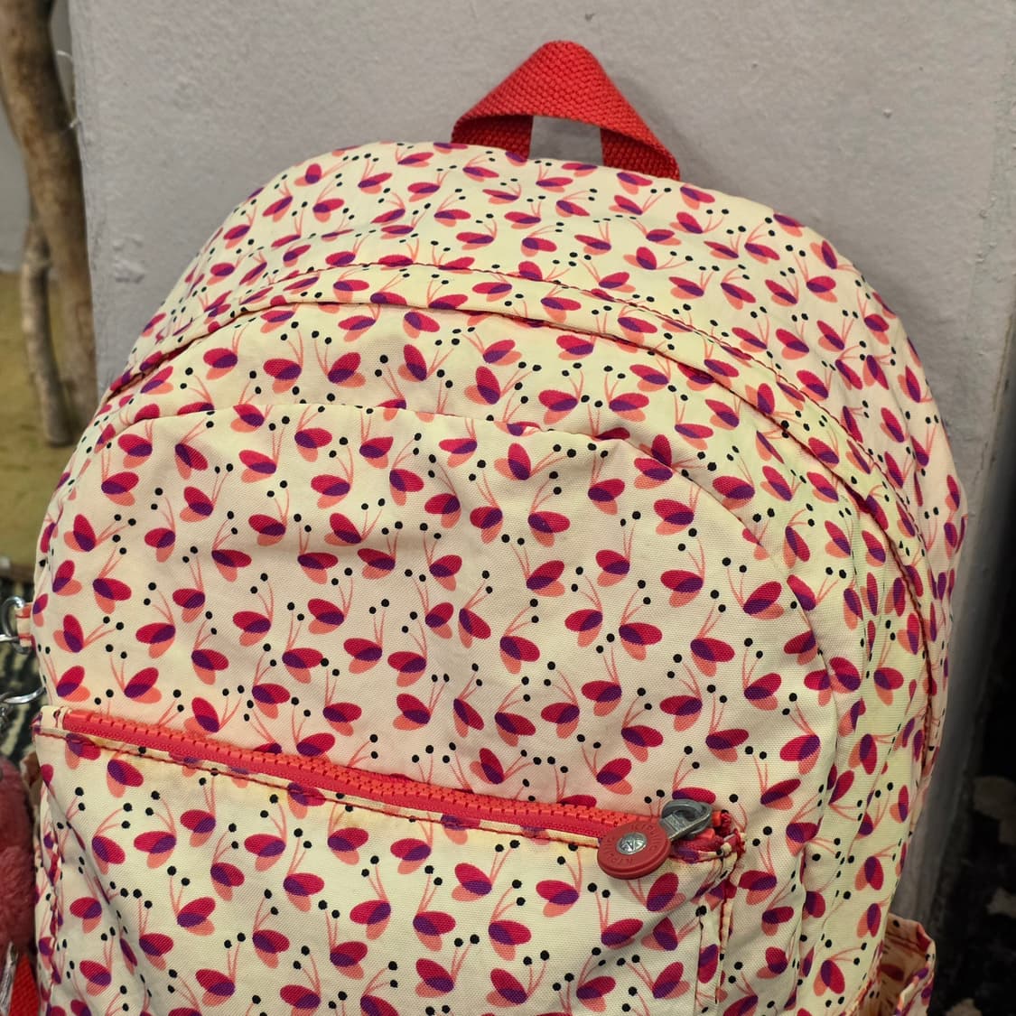 키플링 플라워 패턴 백팩 상품이미지4