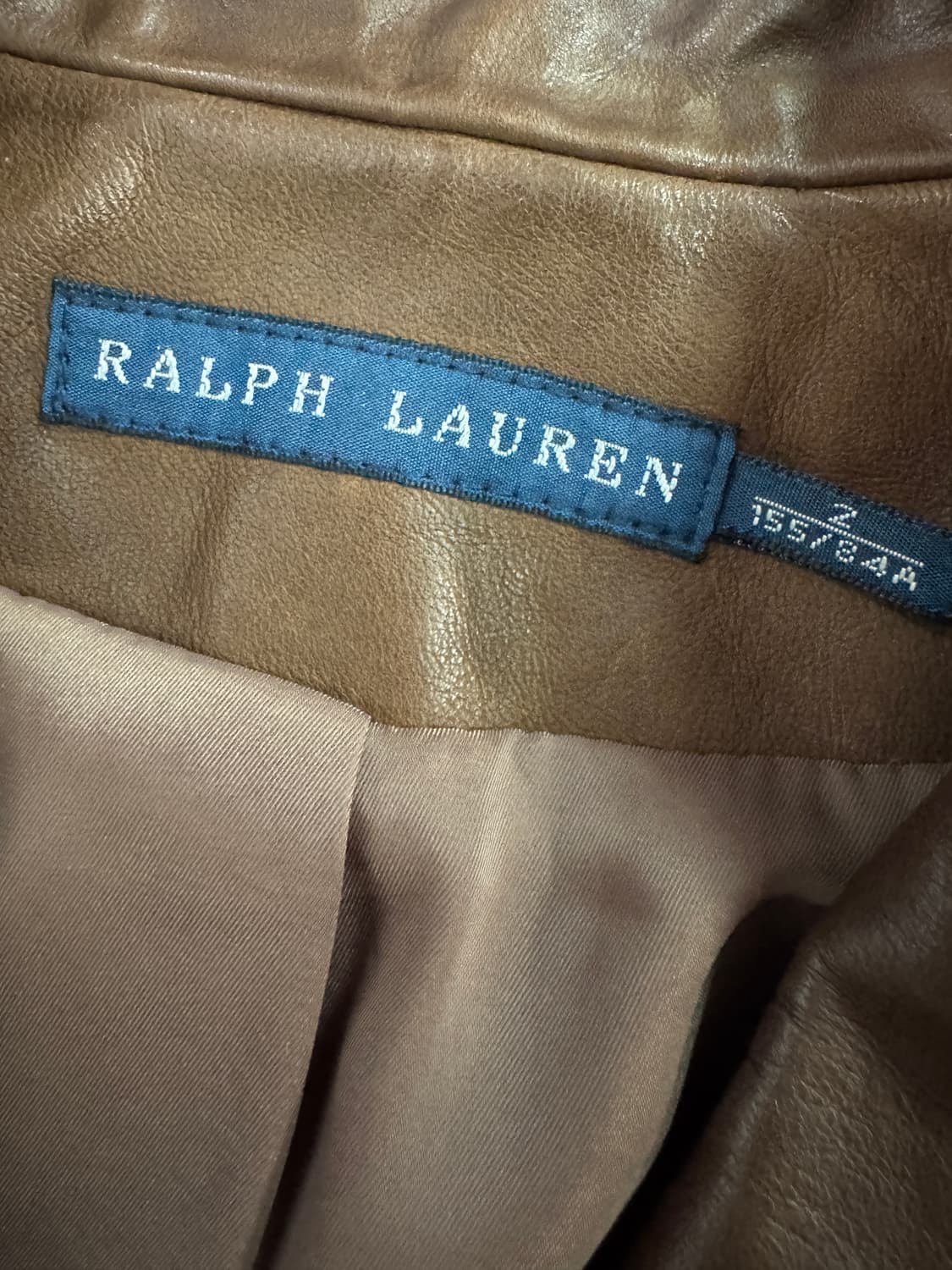 정품!! 여성 폴로 랄프로렌 리얼 소가죽 자켓 상품이미지4