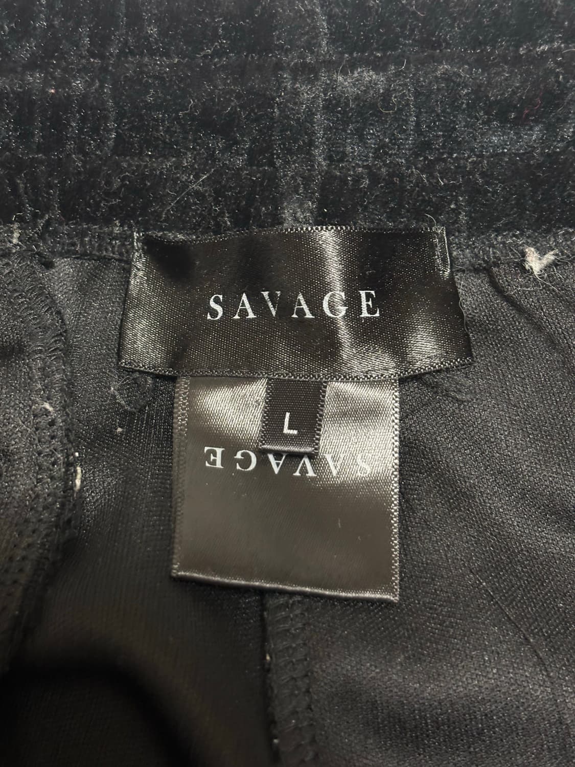 SAVAGE 세비지 벨벳 트레이닝복 세트 상의 XL 하의 L 상품이미지7